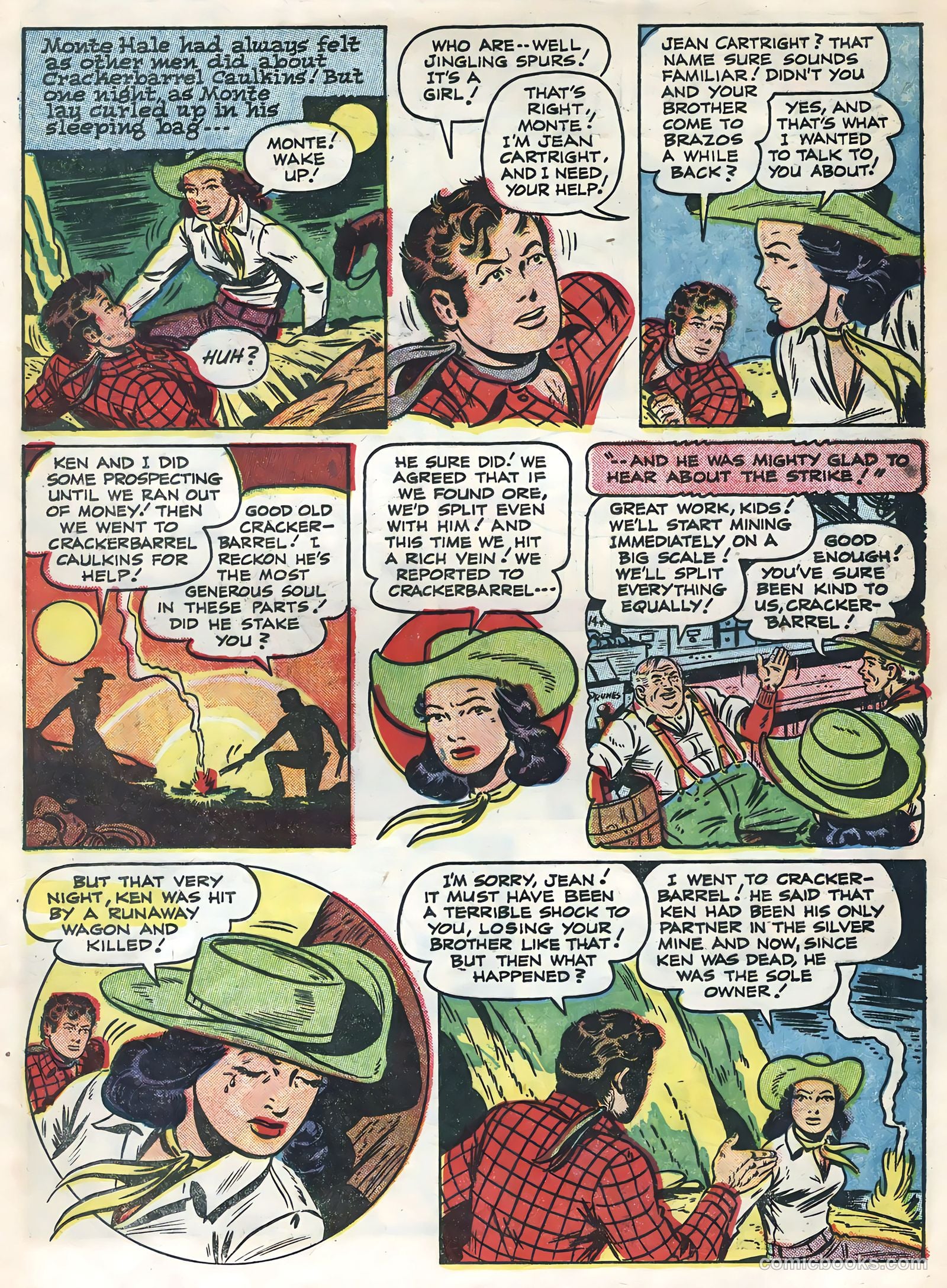 Monte Hale Western #84 (1955) — page 17 of 36