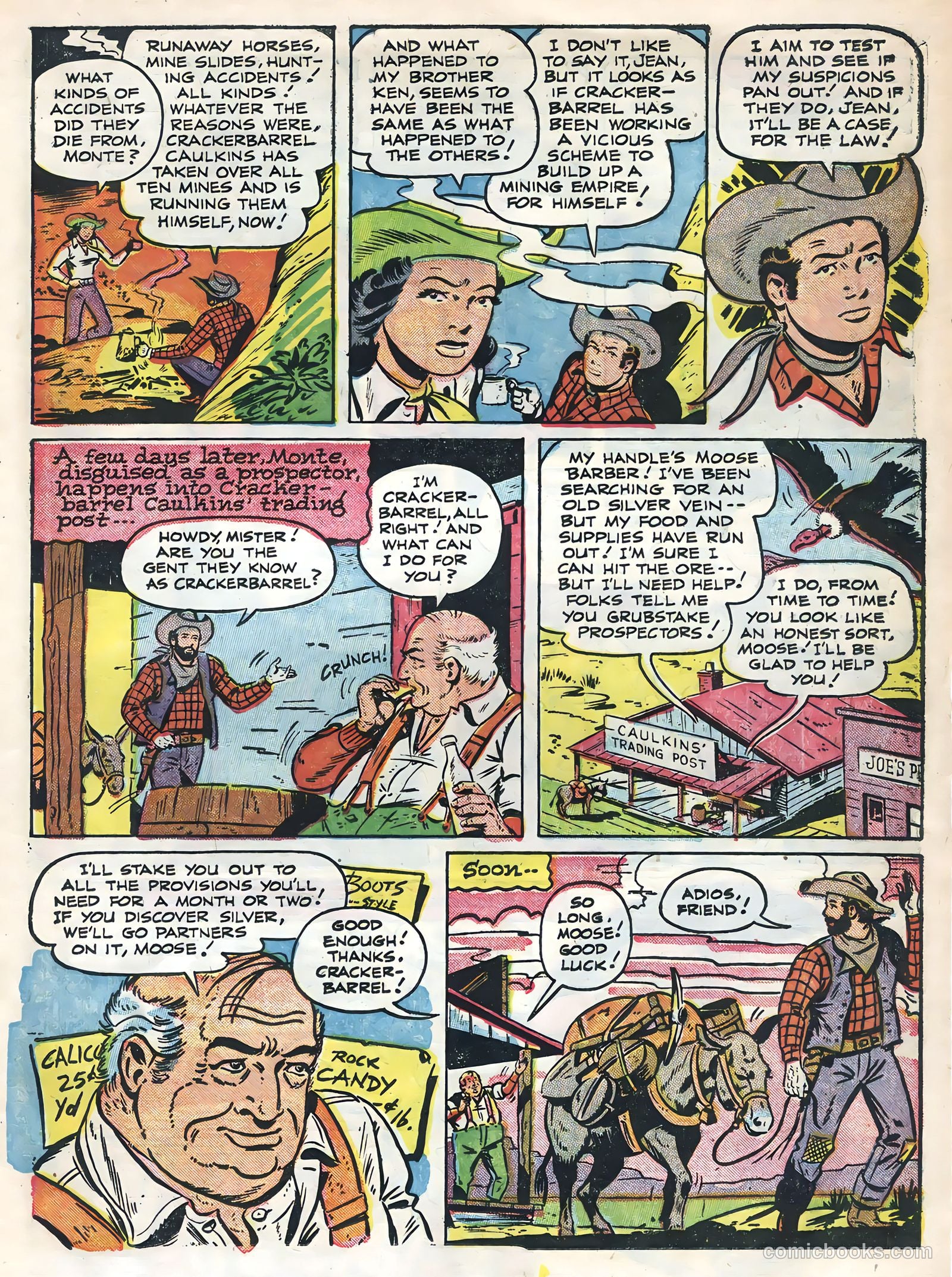 Monte Hale Western #84 (1955) — page 19 of 36