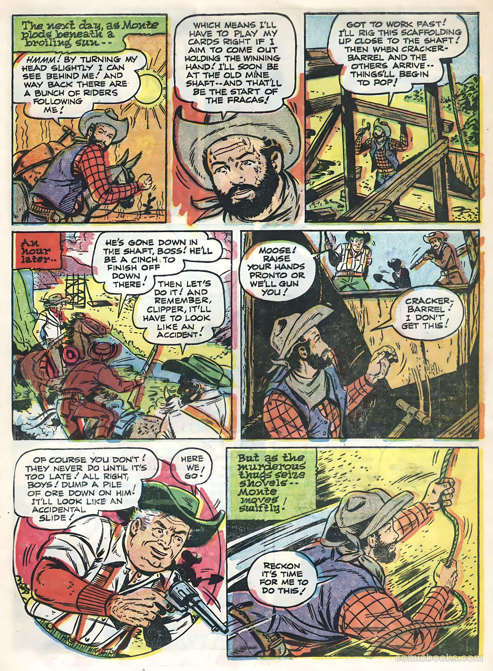 Monte Hale Western #84 (1955) — page 21 of 36