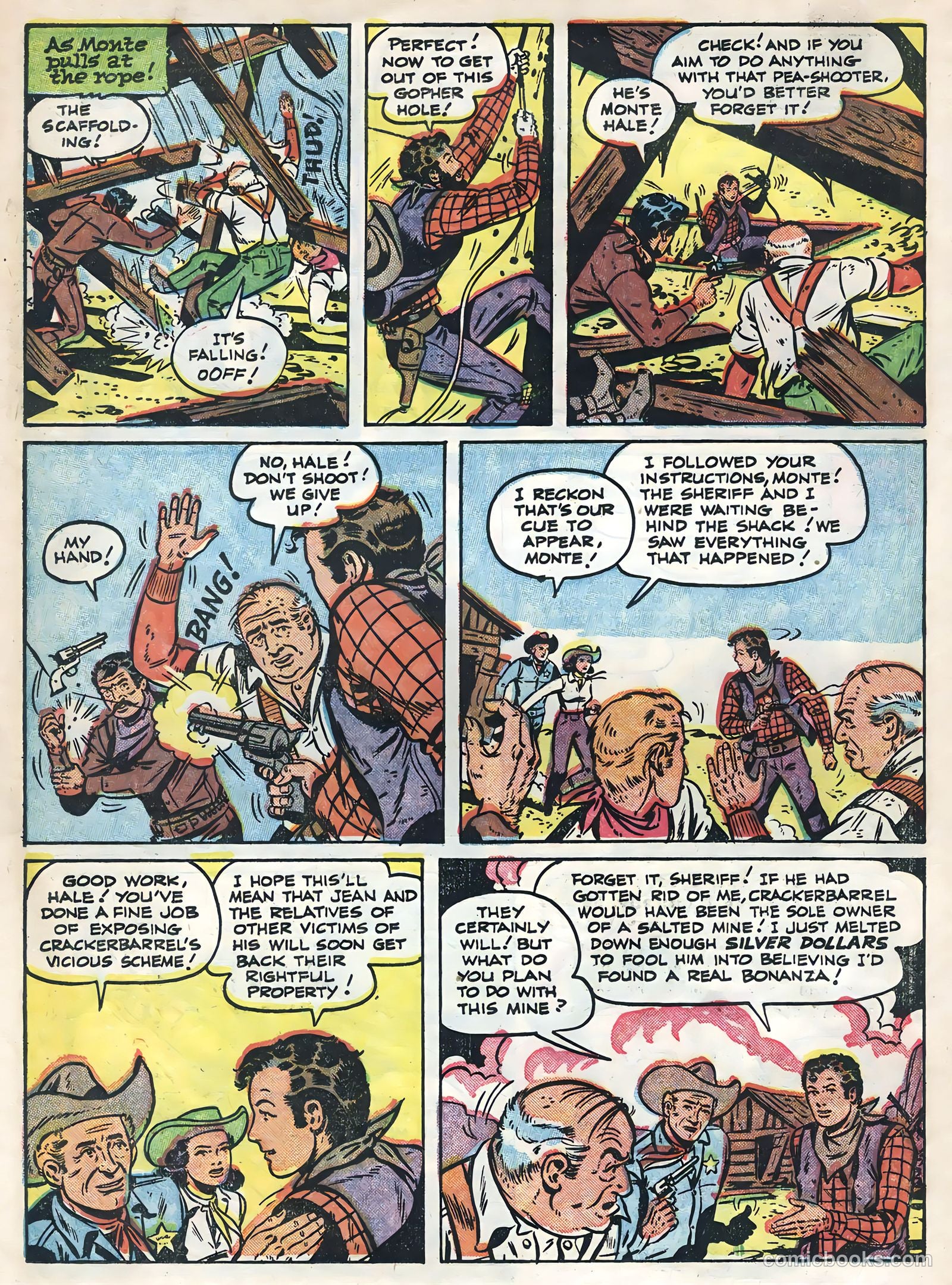 Monte Hale Western #84 (1955) — page 22 of 36