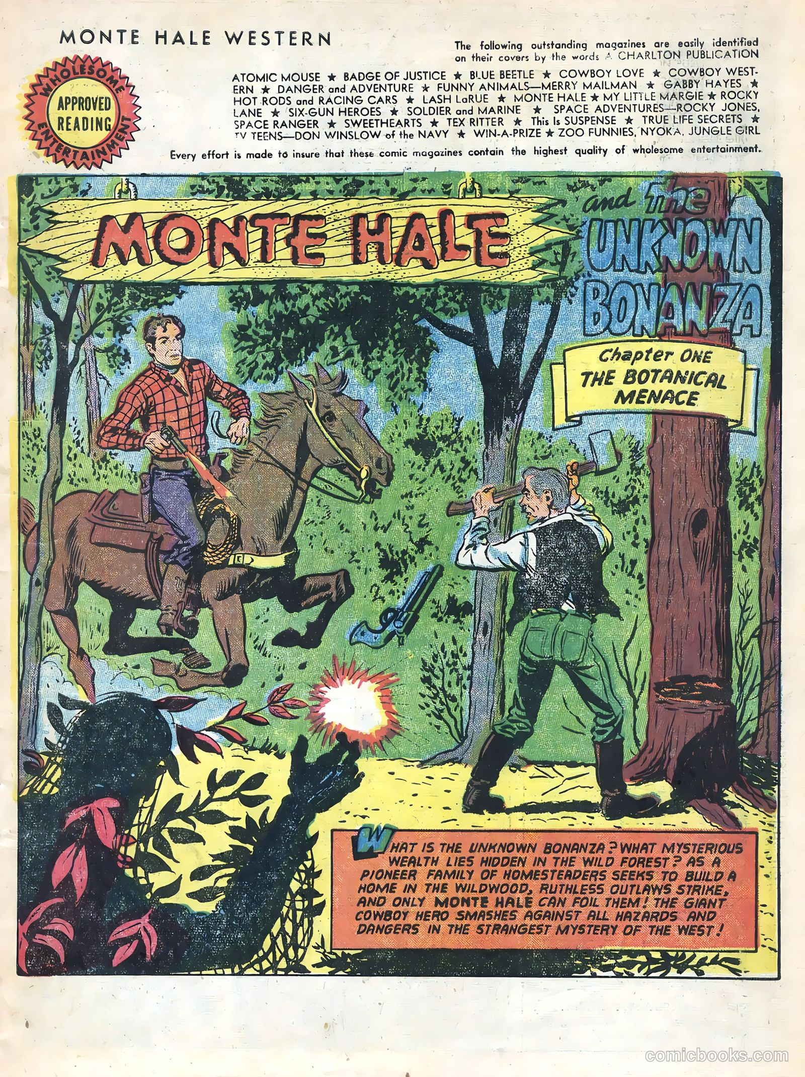 Monte Hale Western #85 (1955) — page 3 of 36