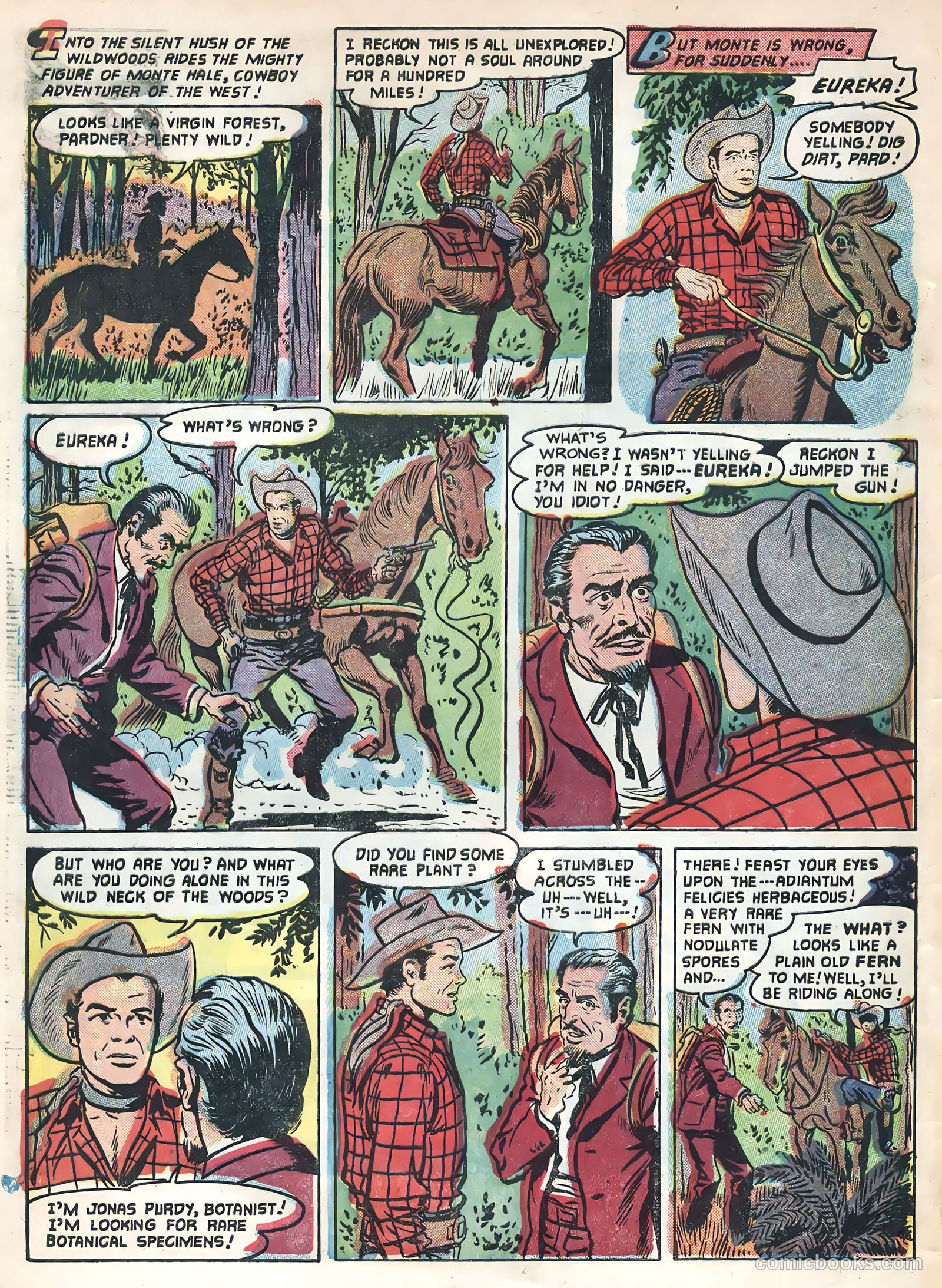 Monte Hale Western #85 (1955) — page 4 of 36