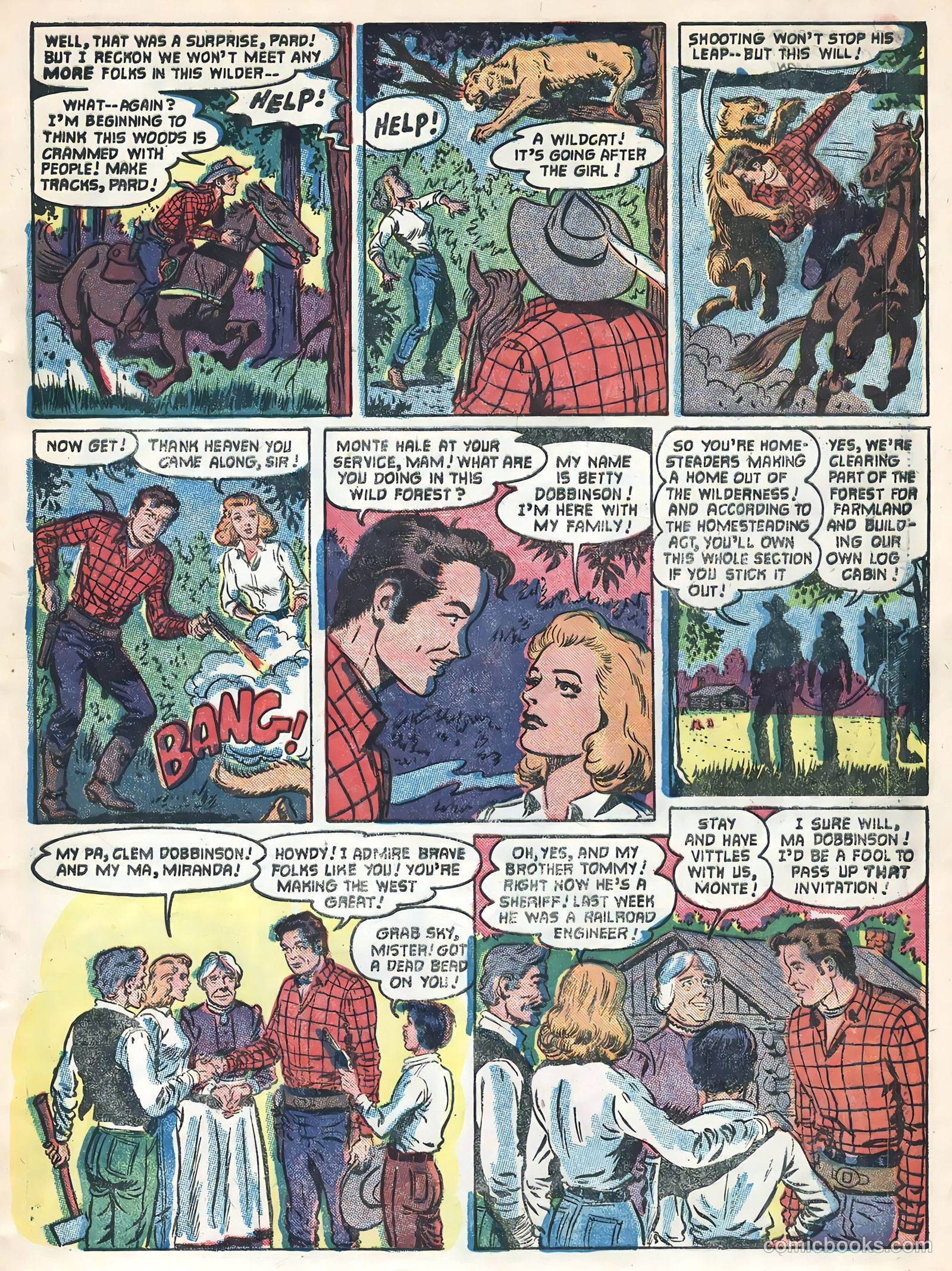 Monte Hale Western #85 (1955) — page 5 of 36