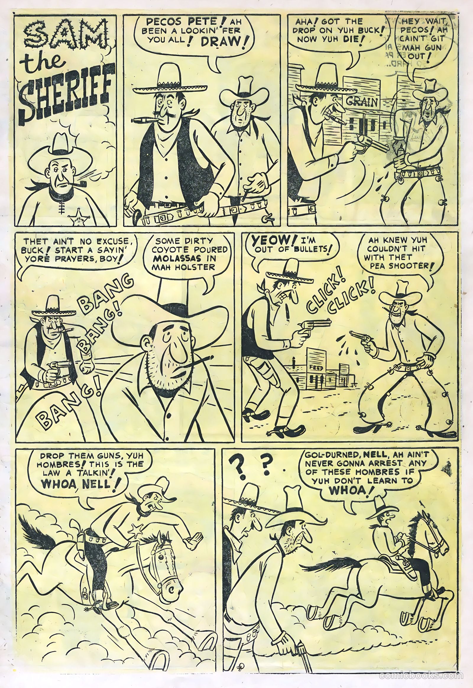 Monte Hale Western #85 (1955) — page 9 of 36