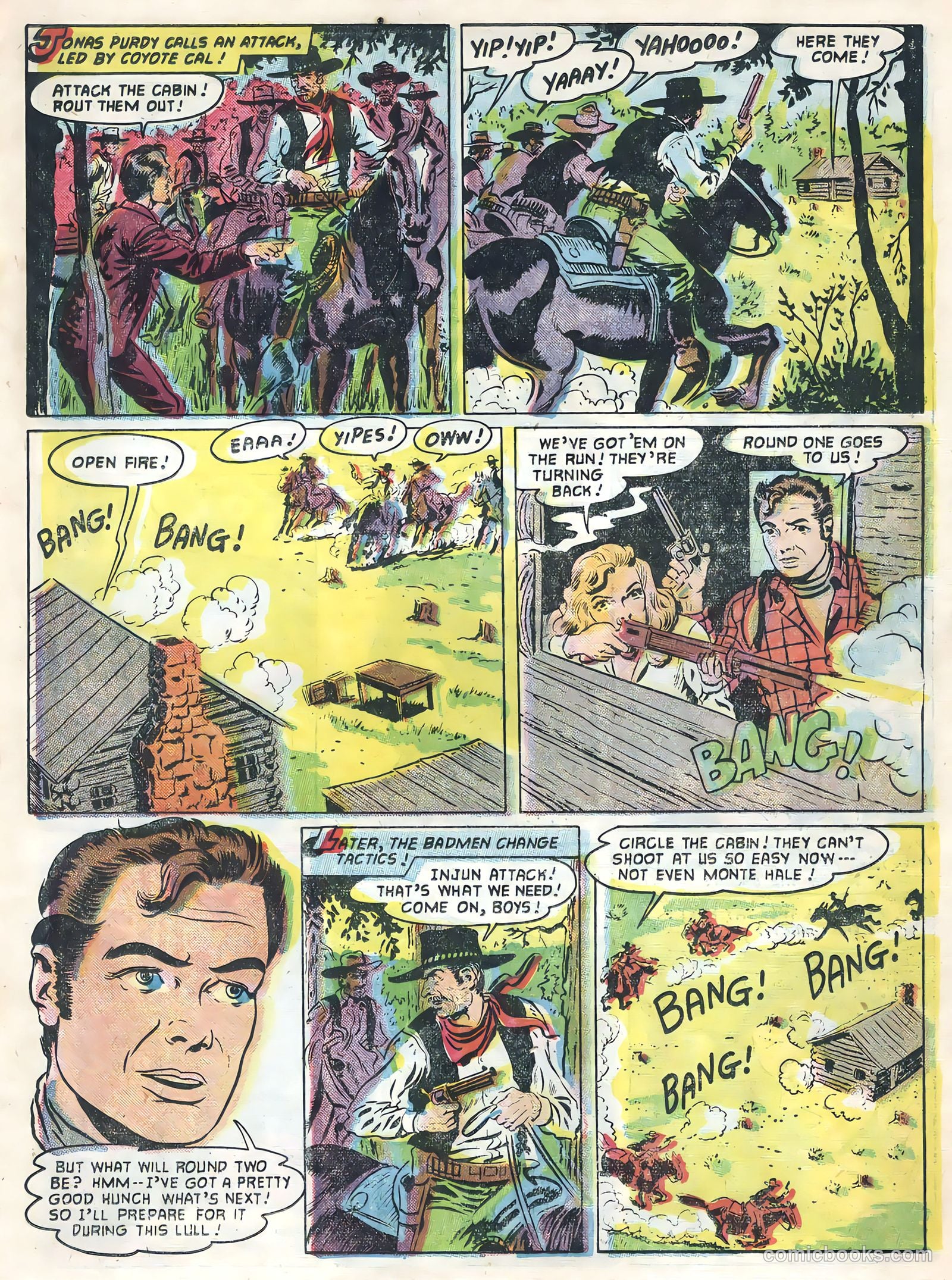 Monte Hale Western #85 (1955) — page 19 of 36