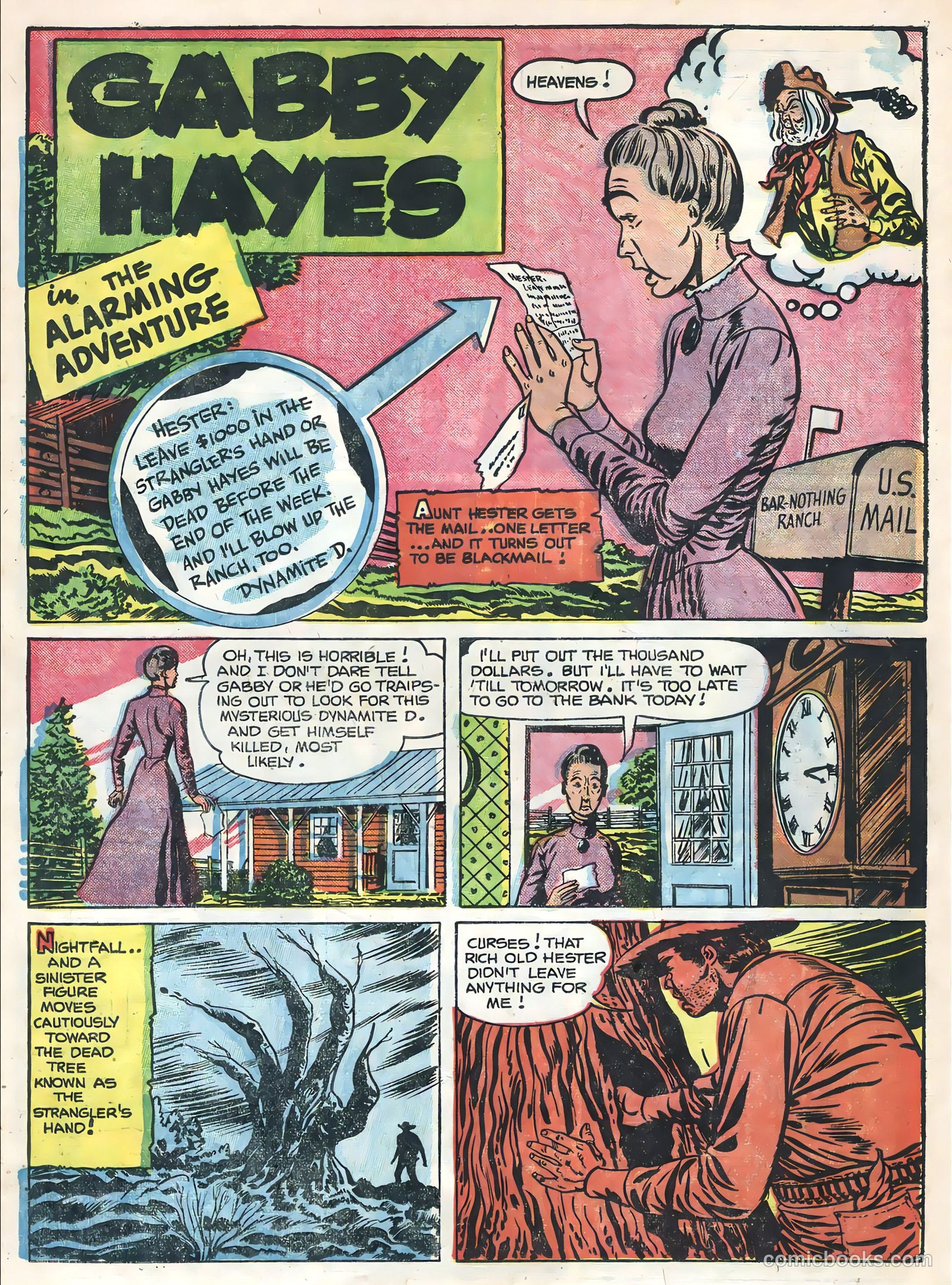 Monte Hale Western #85 (1955) — page 23 of 36