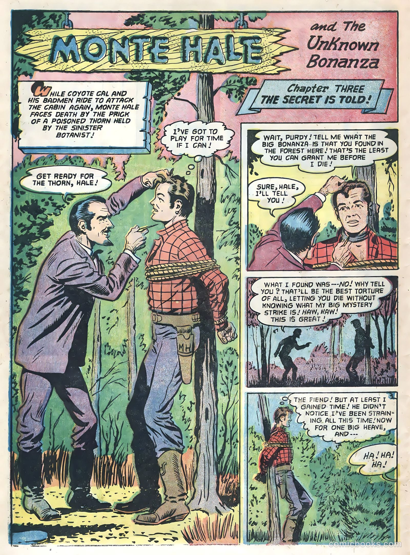 Monte Hale Western #85 (1955) — page 28 of 36