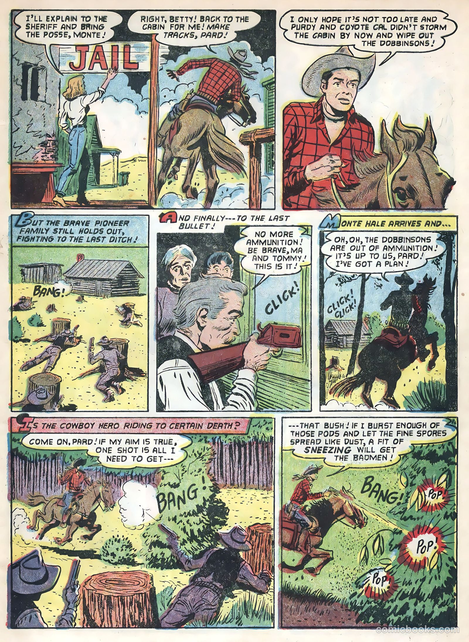 Monte Hale Western #85 (1955) — page 33 of 36