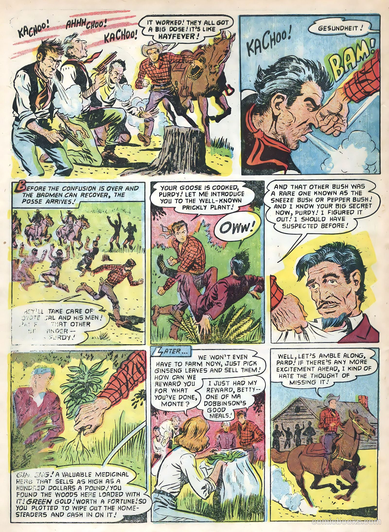 Monte Hale Western #85 (1955) — page 34 of 36