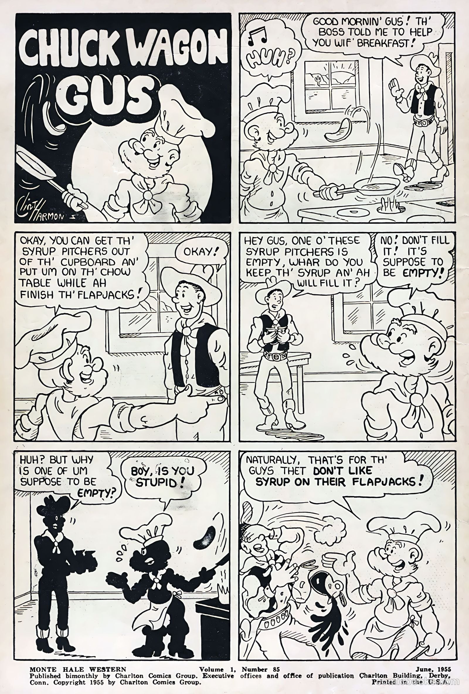 Monte Hale Western #85 (1955) — page 2 of 36