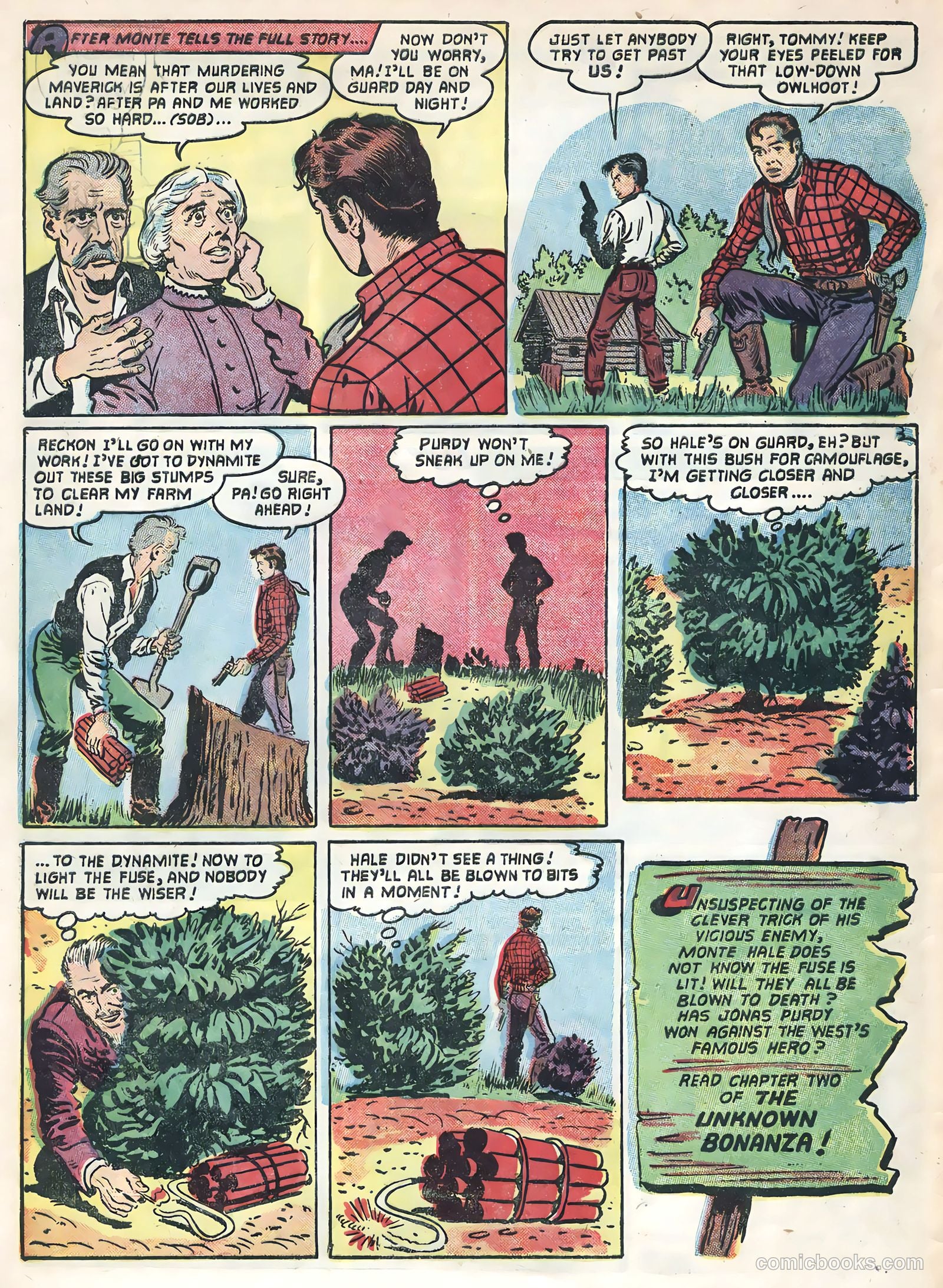 Monte Hale Western #85 (1955) — page 8 of 36