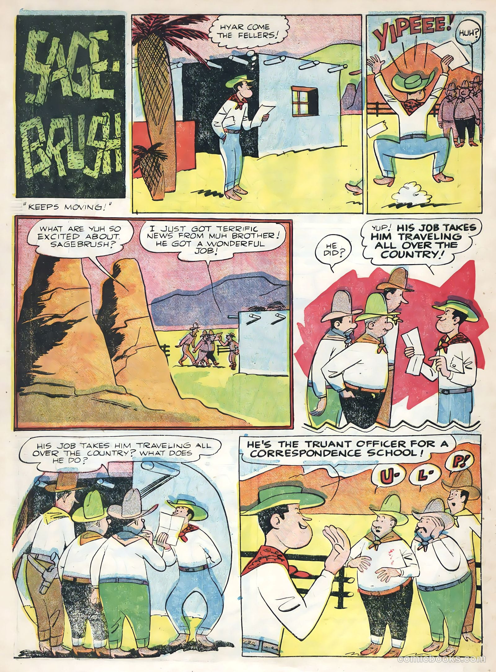 Monte Hale Western #85 (1955) — page 10 of 36