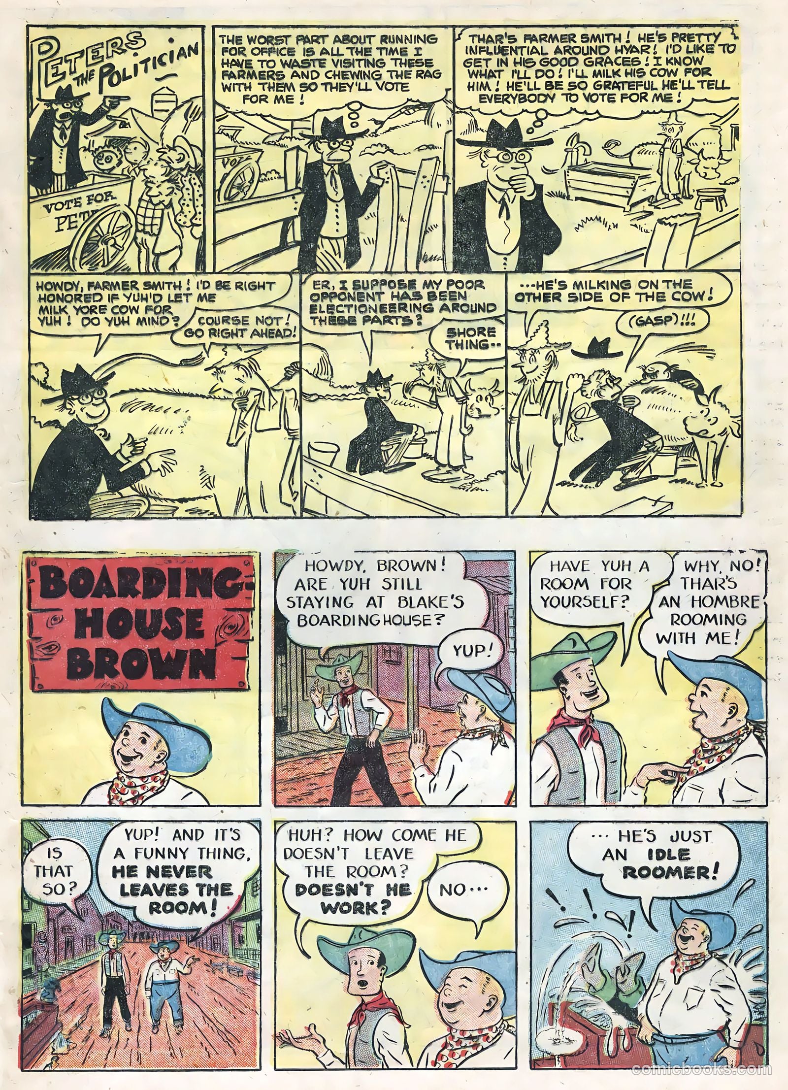 Monte Hale Western #85 (1955) — page 13 of 36
