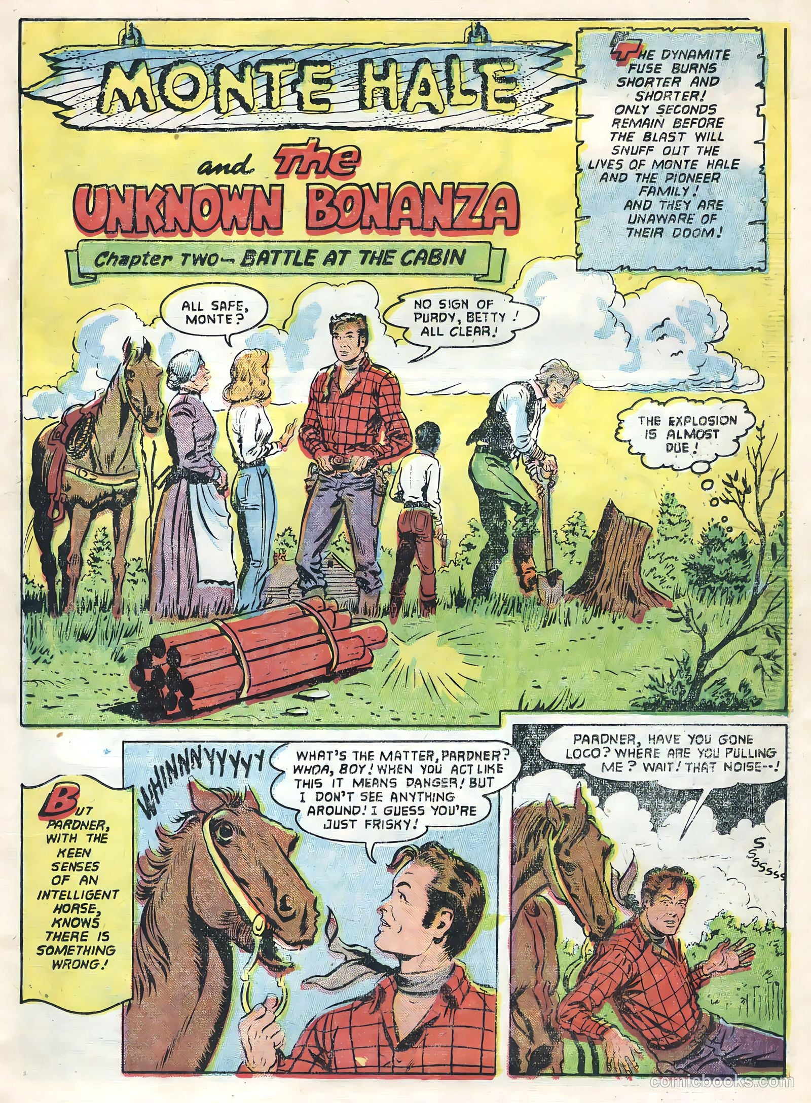 Monte Hale Western #85 (1955) — page 15 of 36