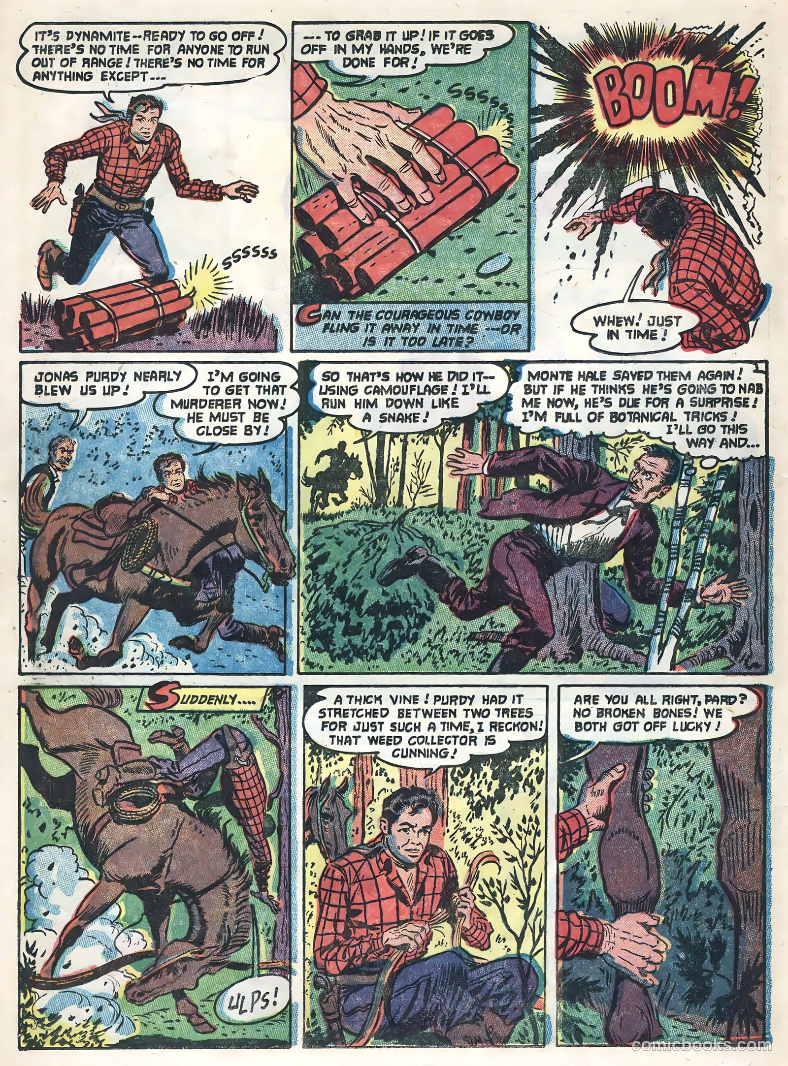 Monte Hale Western #85 (1955) — page 16 of 36