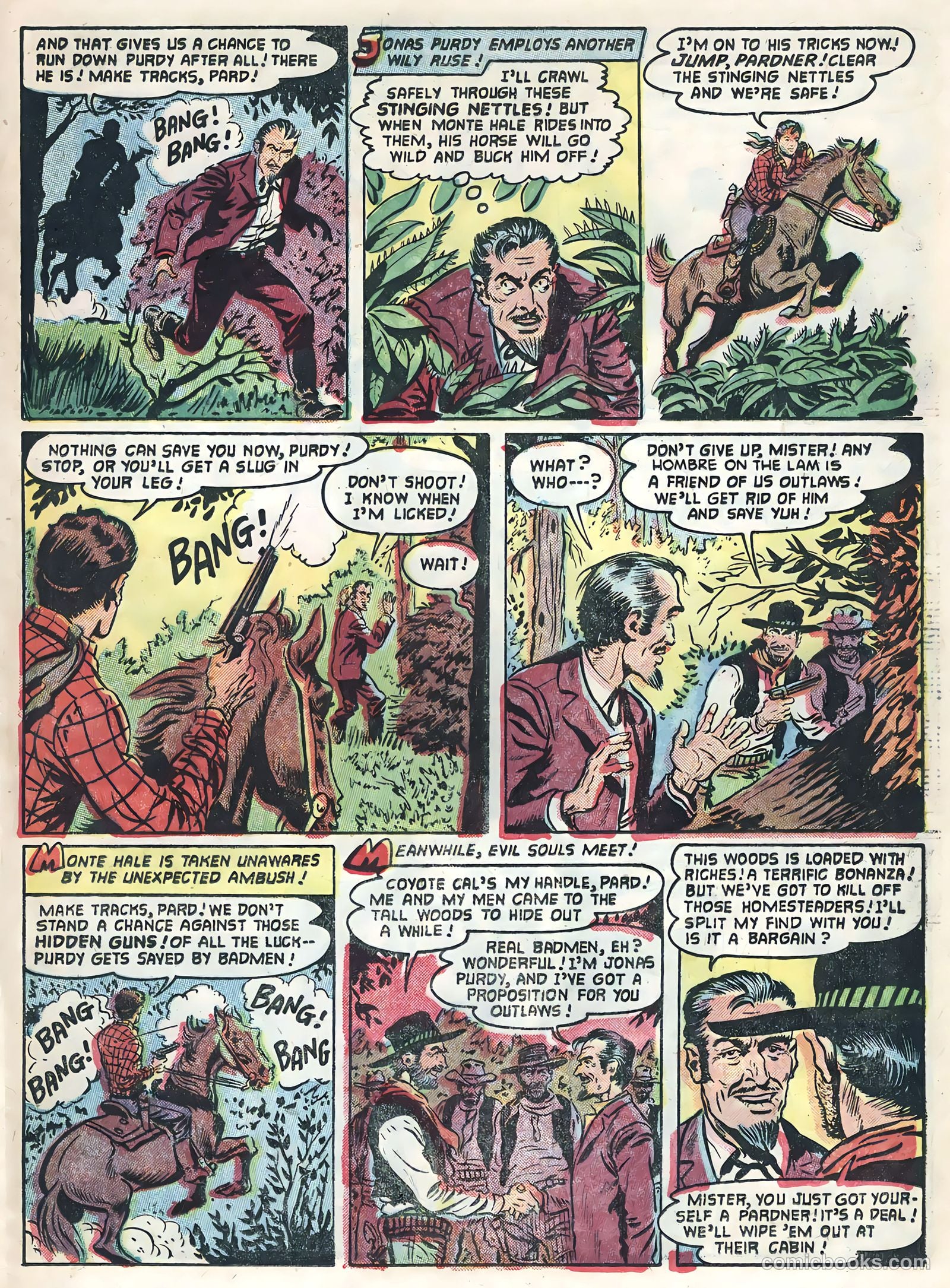 Monte Hale Western #85 (1955) — page 17 of 36