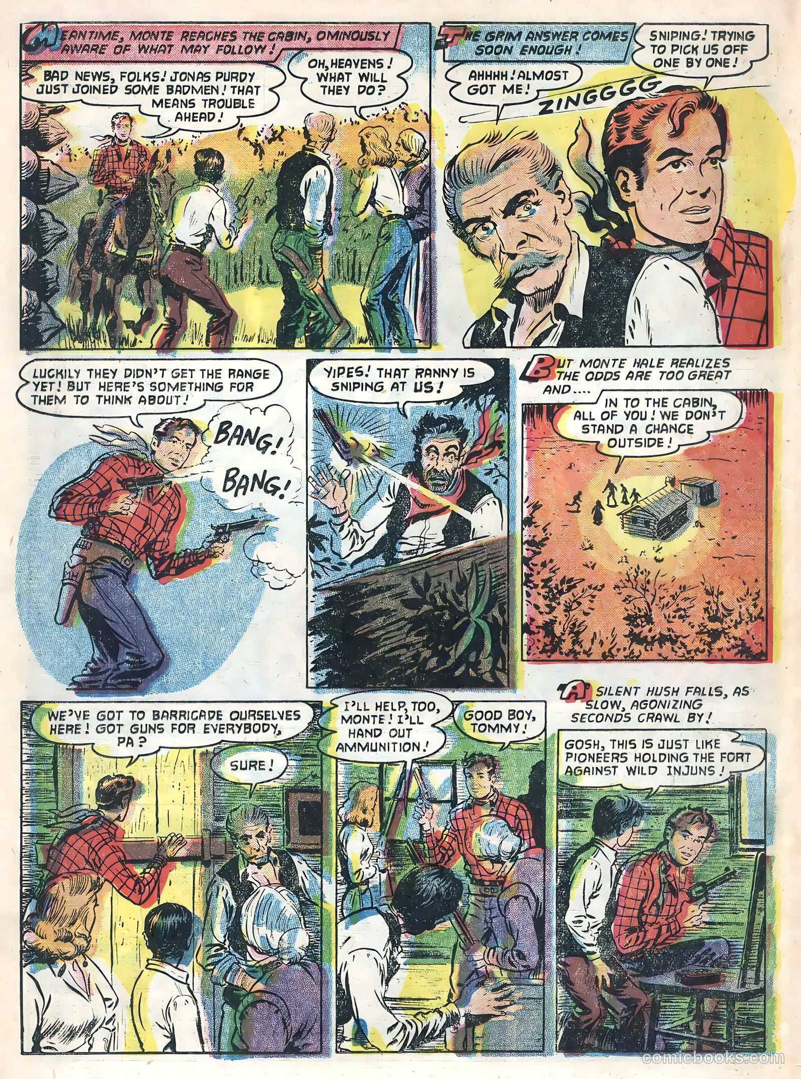 Monte Hale Western #85 (1955) — page 18 of 36
