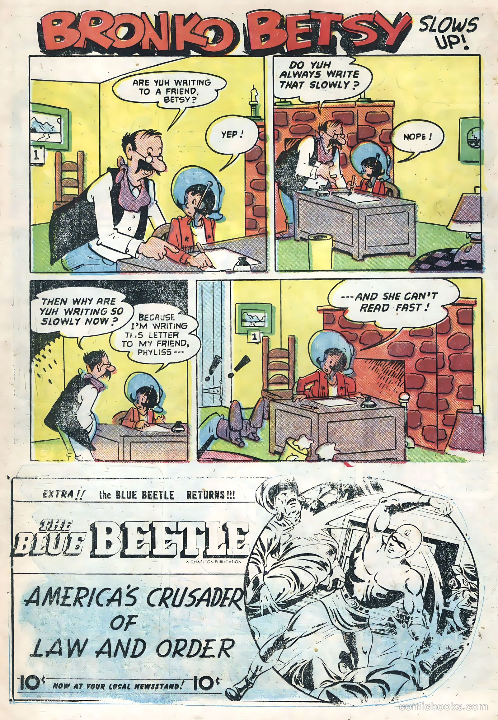 Monte Hale Western #85 (1955) — page 22 of 36