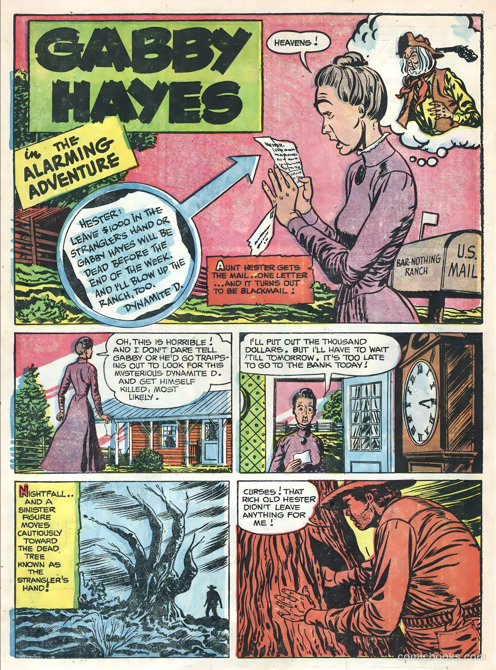 Monte Hale Western #85 (1955) — page 23 of 36