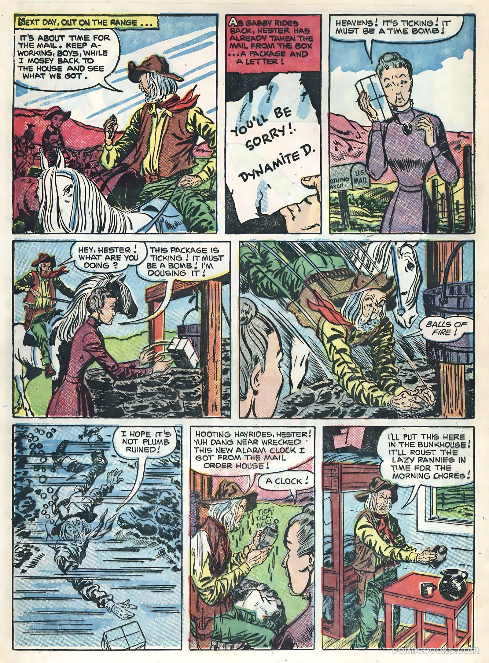 Monte Hale Western #85 (1955) — page 24 of 36
