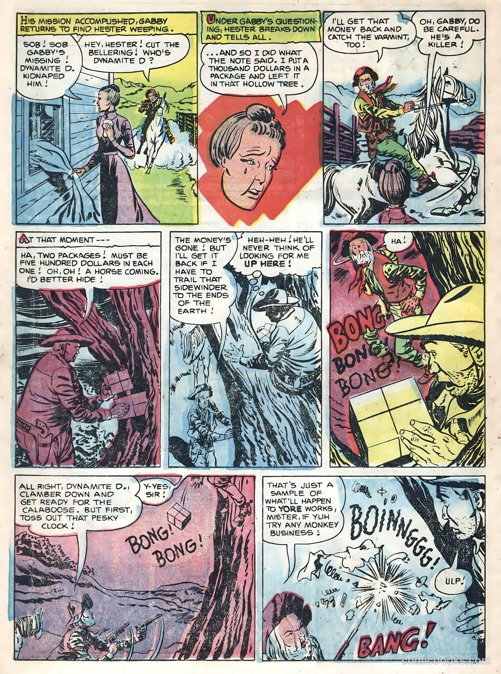Monte Hale Western #85 (1955) — page 26 of 36