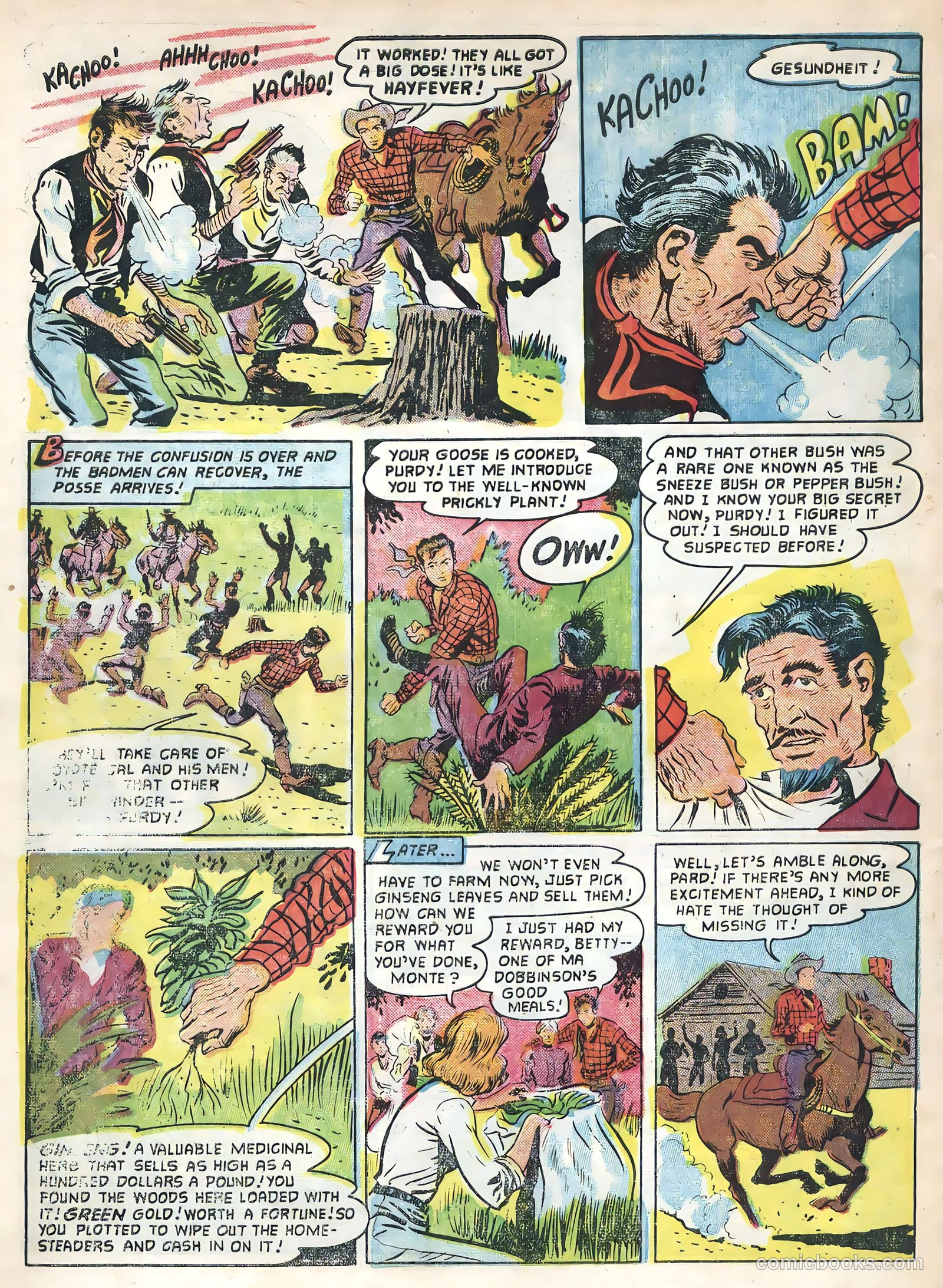 Monte Hale Western #85 (1955) — page 34 of 36