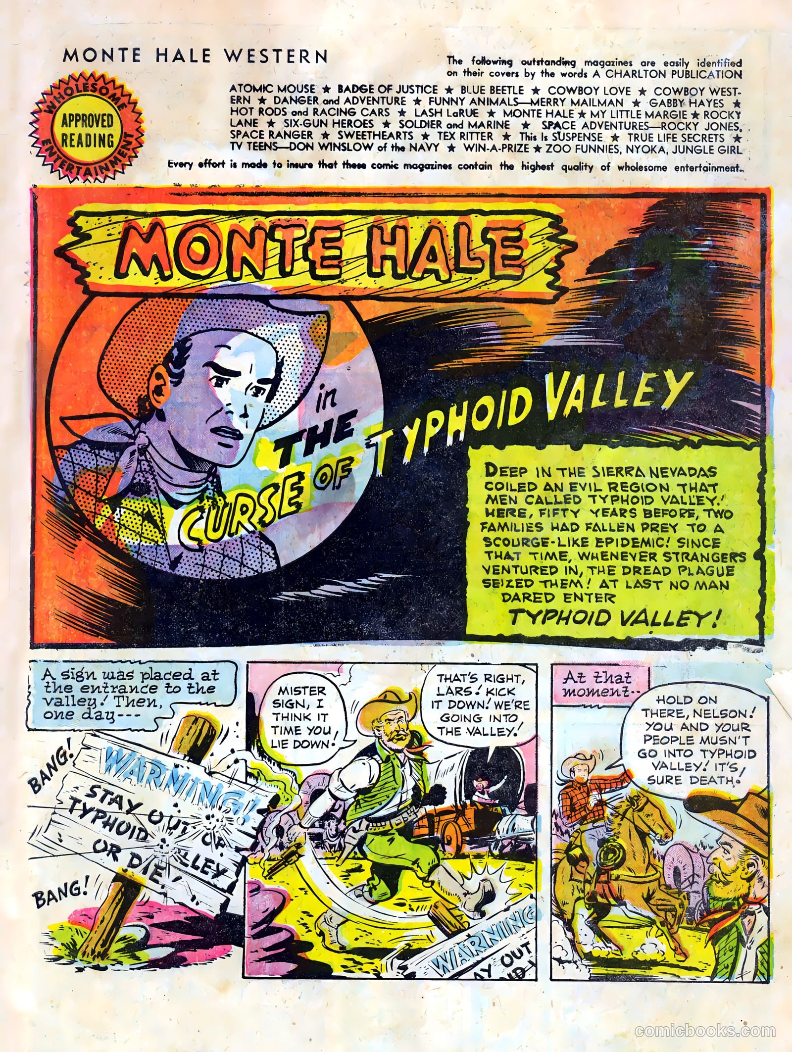 Monte Hale Western #86 (1955) — page 3 of 36