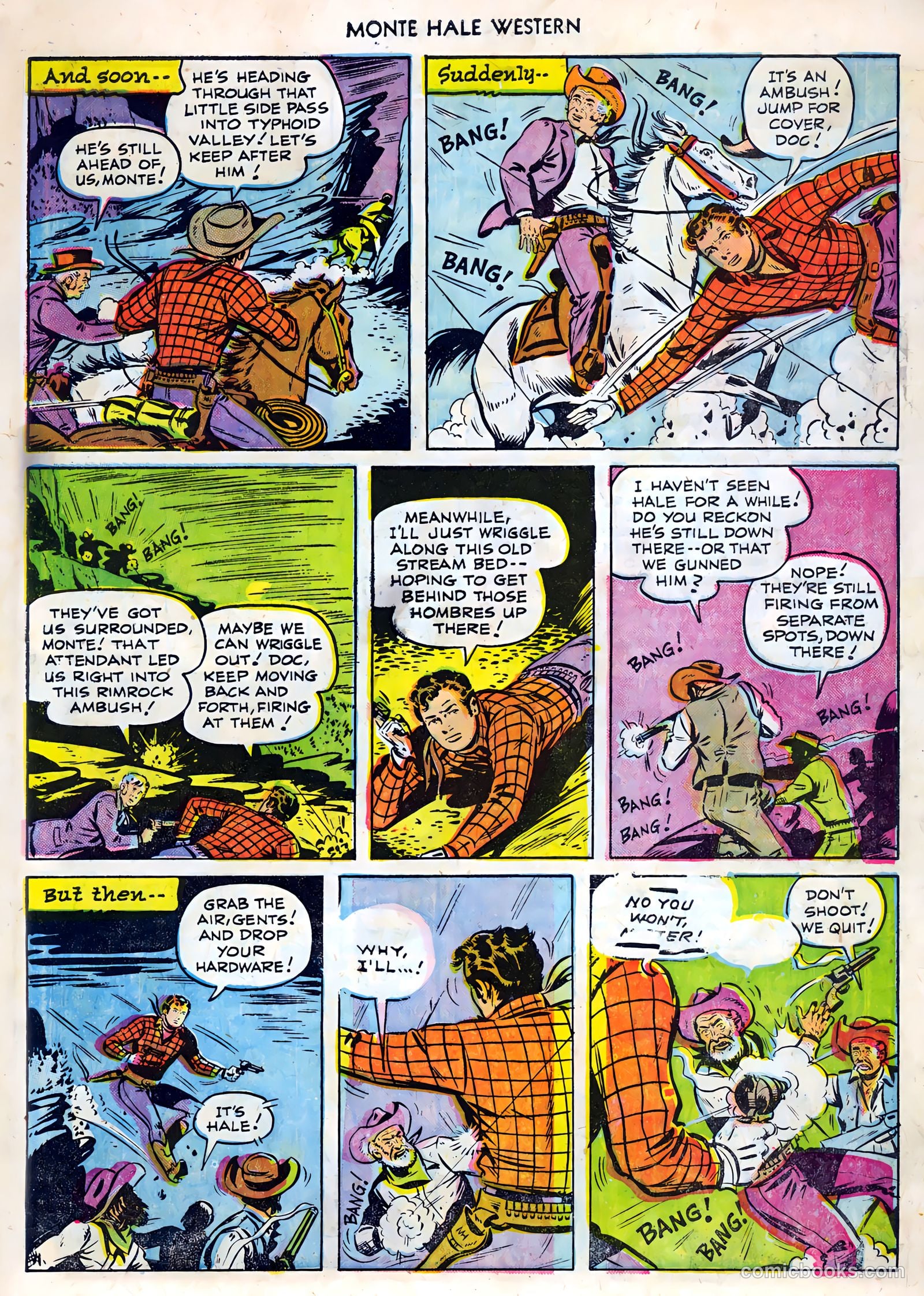 Monte Hale Western #86 (1955) — page 7 of 36