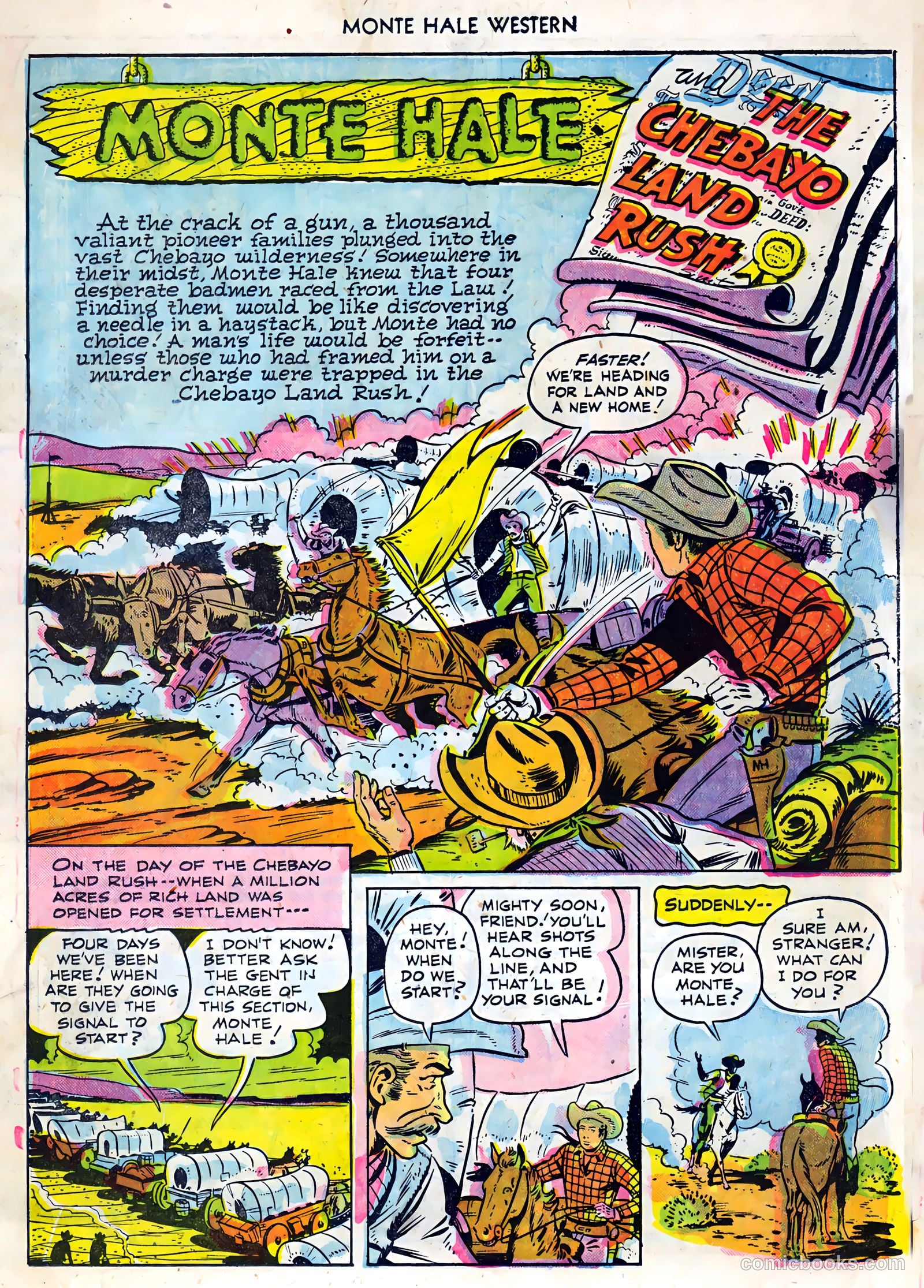 Monte Hale Western #86 (1955) — page 14 of 36