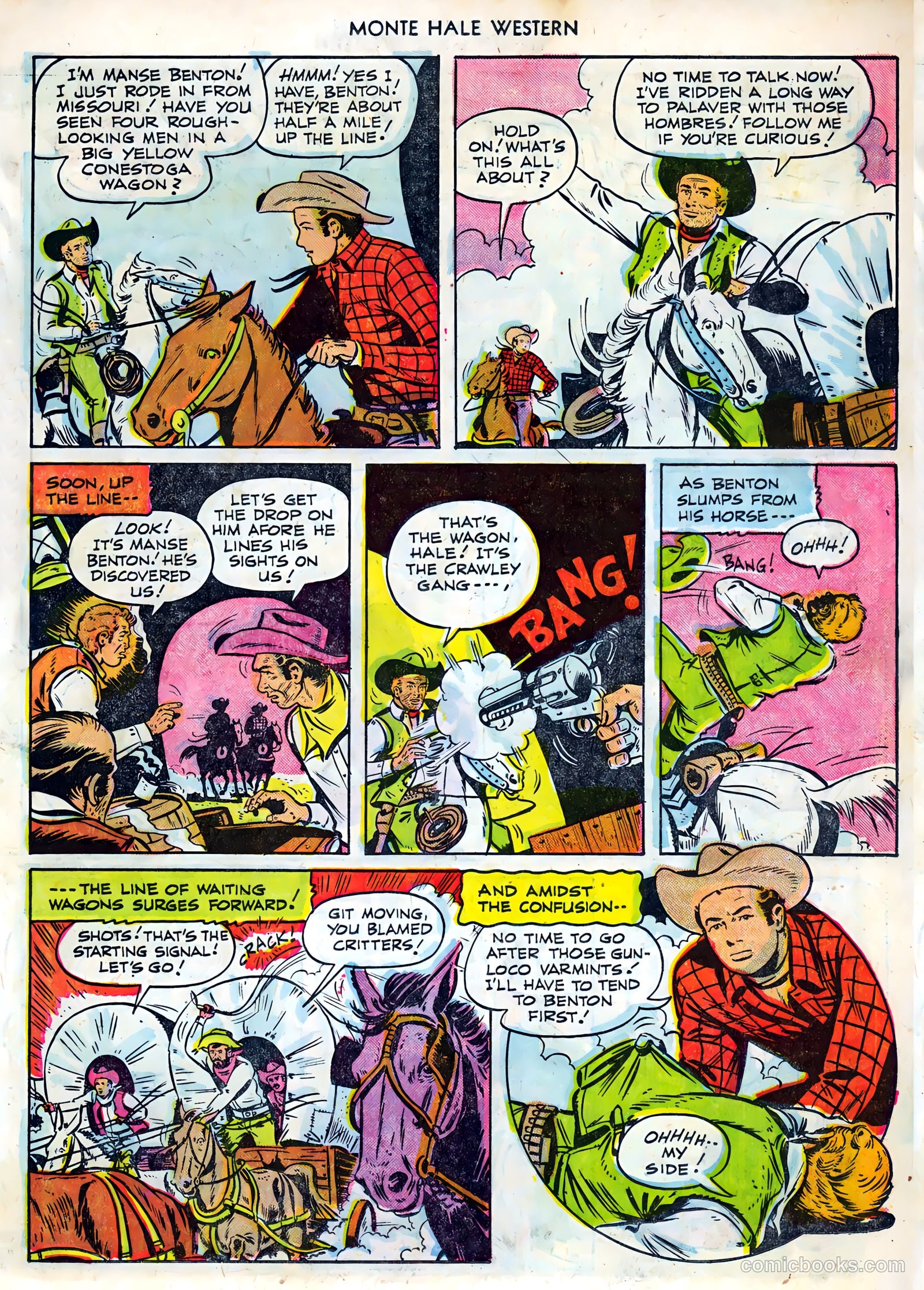 Monte Hale Western #86 (1955) — page 15 of 36