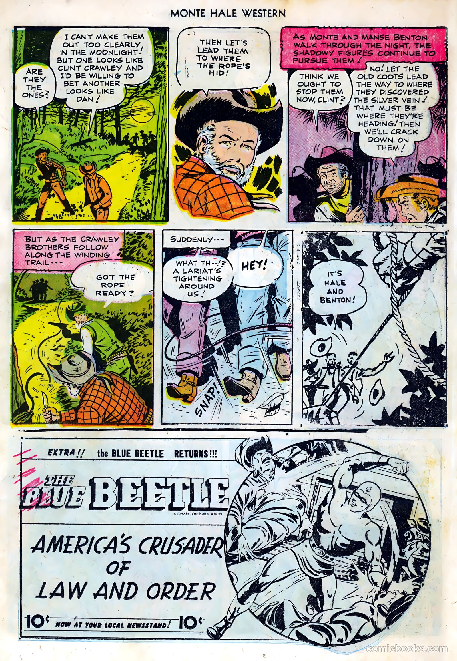 Monte Hale Western #86 (1955) — page 19 of 36