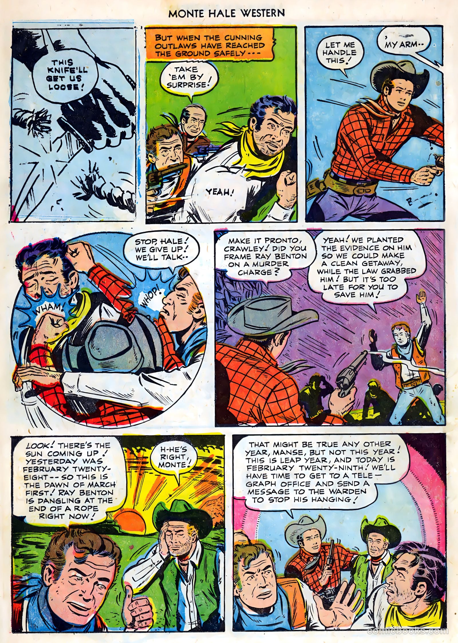Monte Hale Western #86 (1955) — page 20 of 36