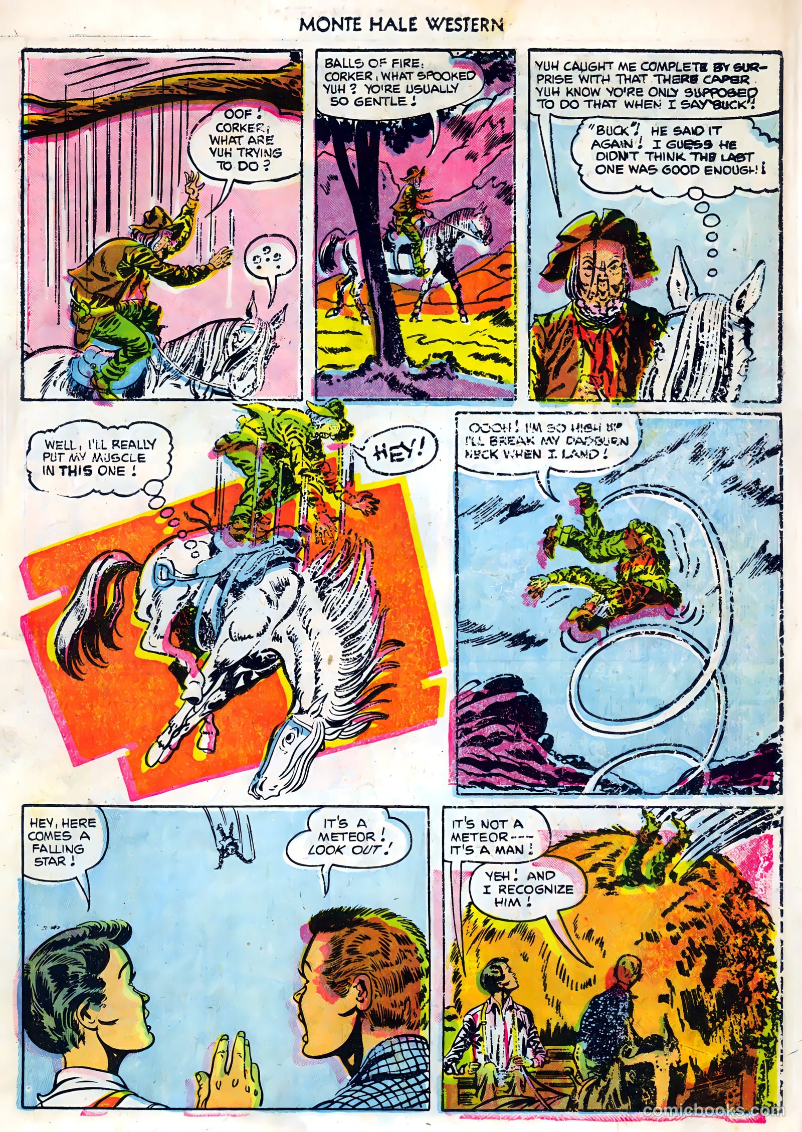 Monte Hale Western #86 (1955) — page 23 of 36