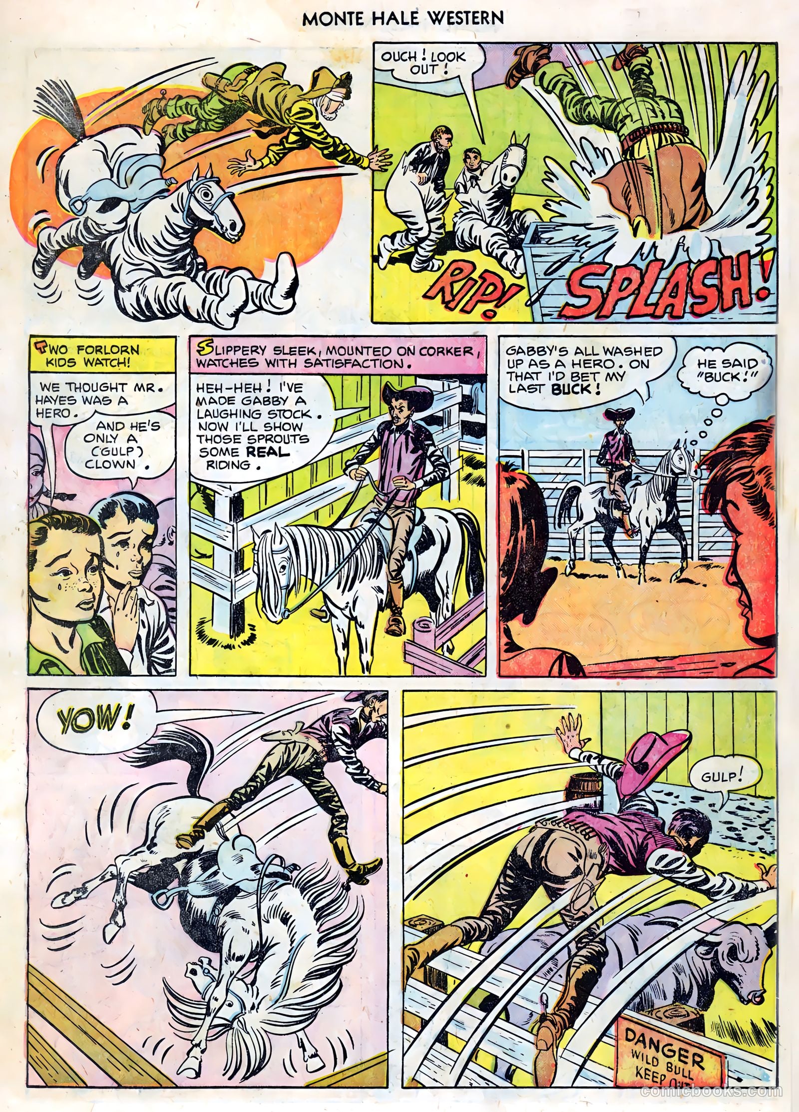 Monte Hale Western #86 (1955) — page 26 of 36