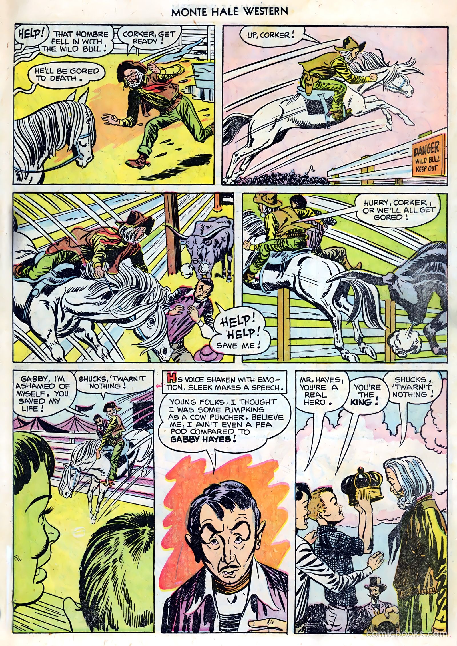 Monte Hale Western #86 (1955) — page 27 of 36