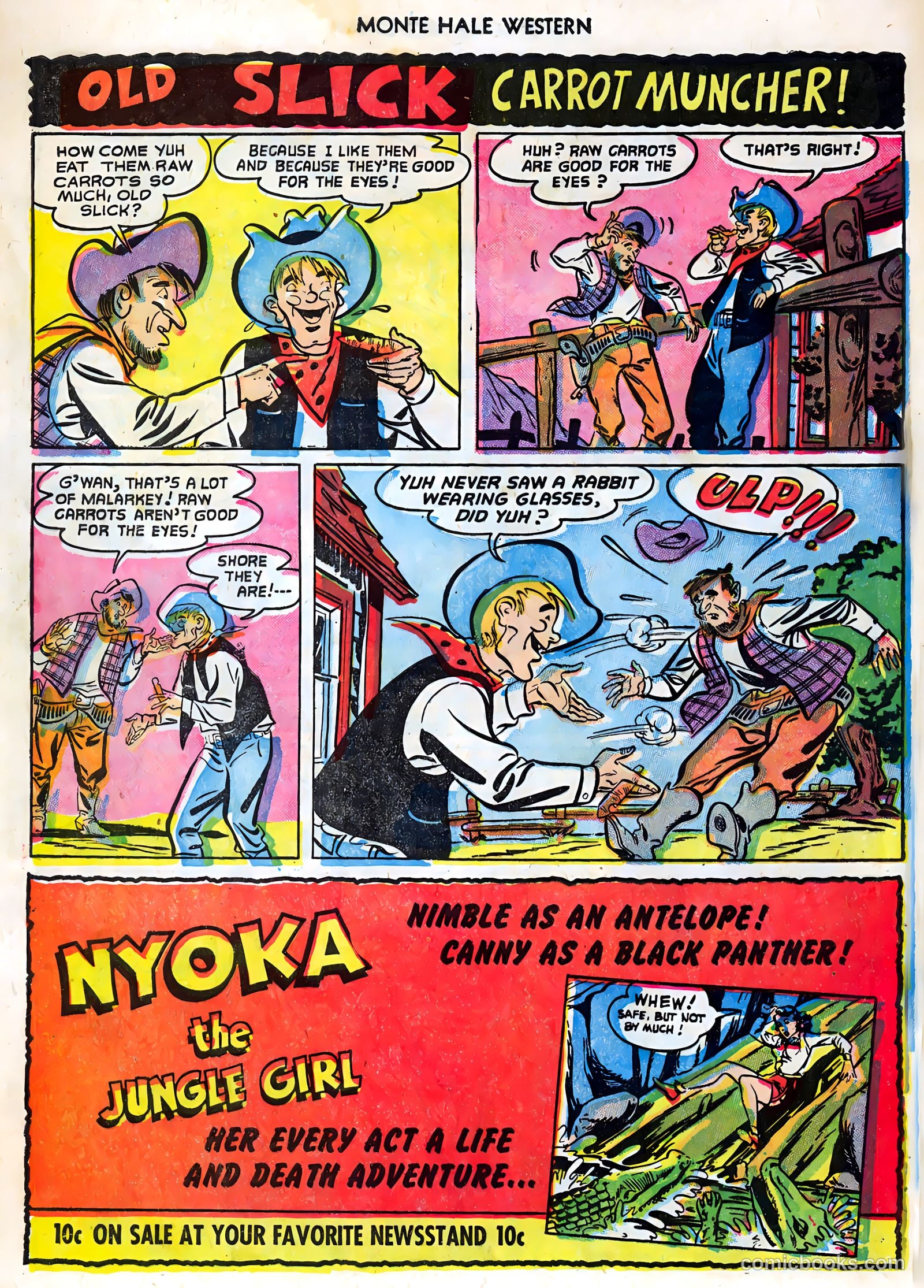 Monte Hale Western #86 (1955) — page 28 of 36