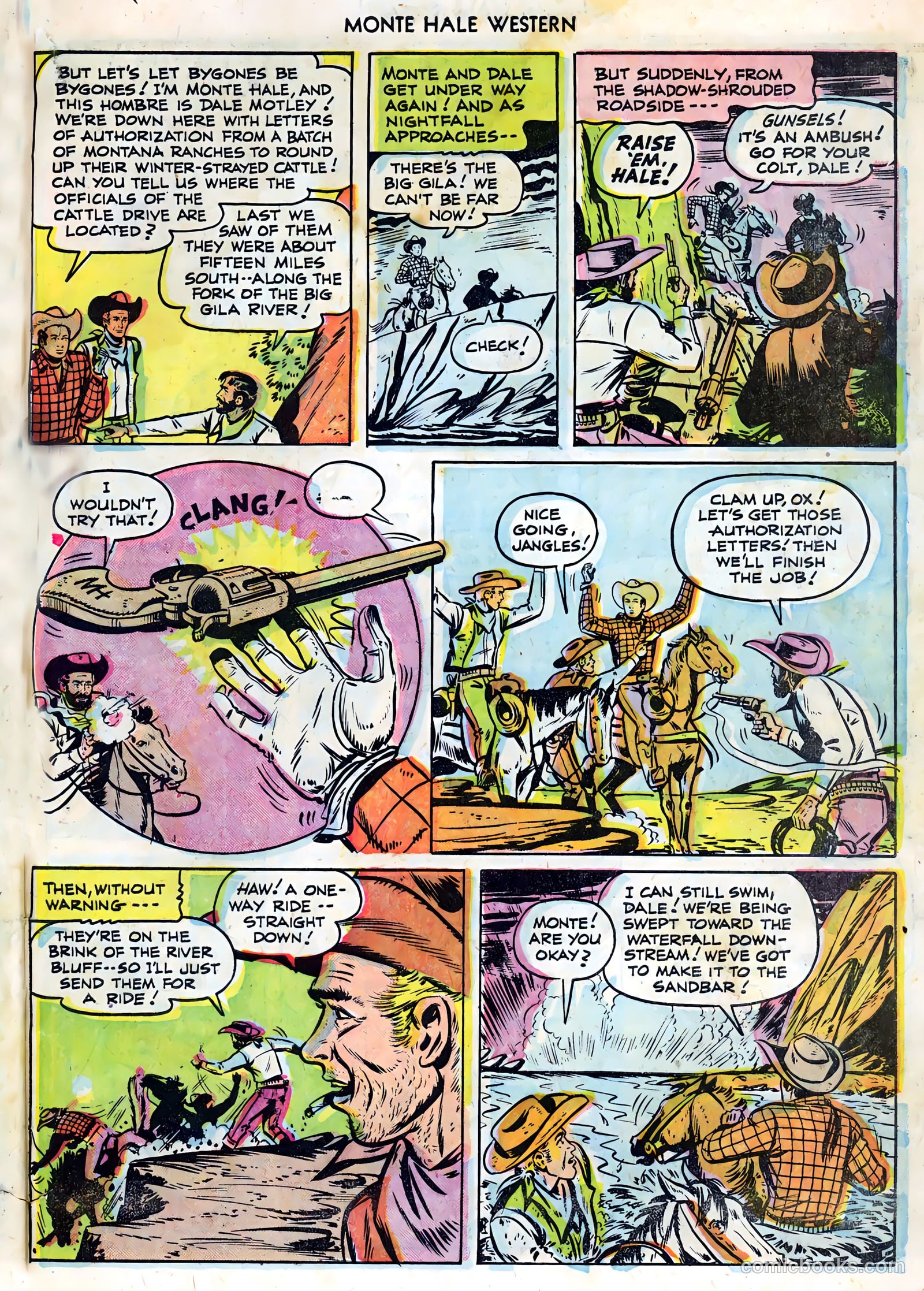 Monte Hale Western #86 (1955) — page 31 of 36