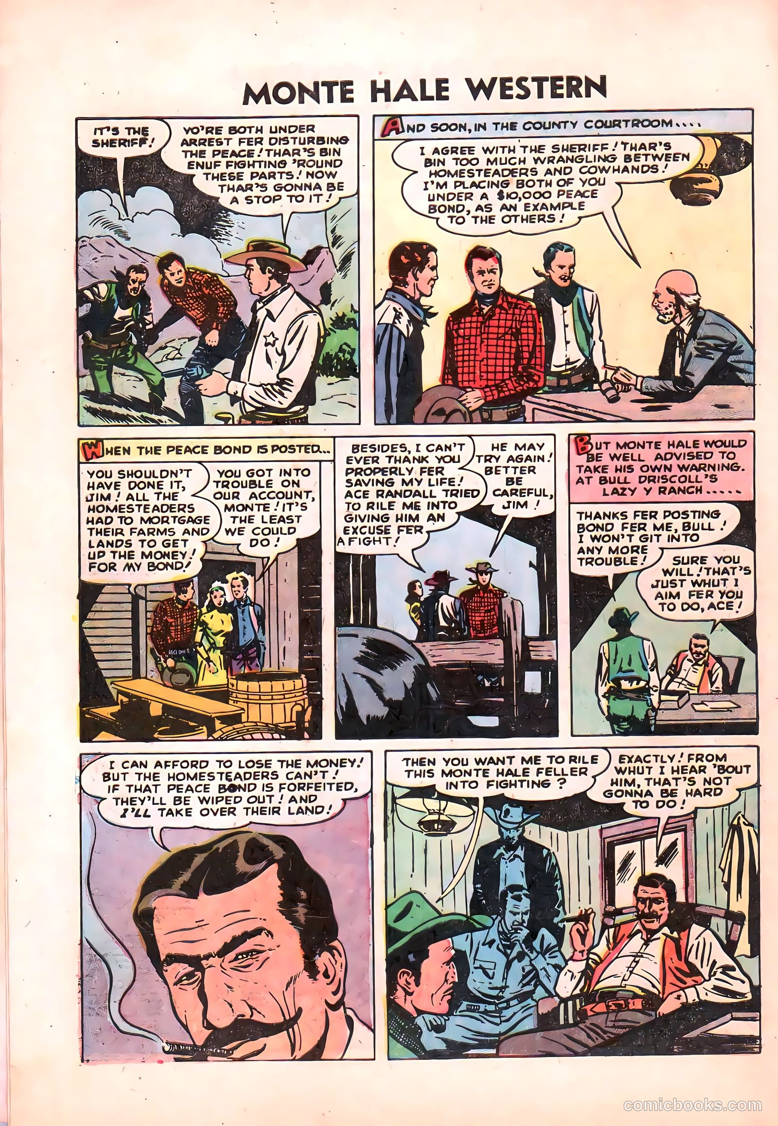 Monte Hale Western #87 (1955) — page 7 of 37