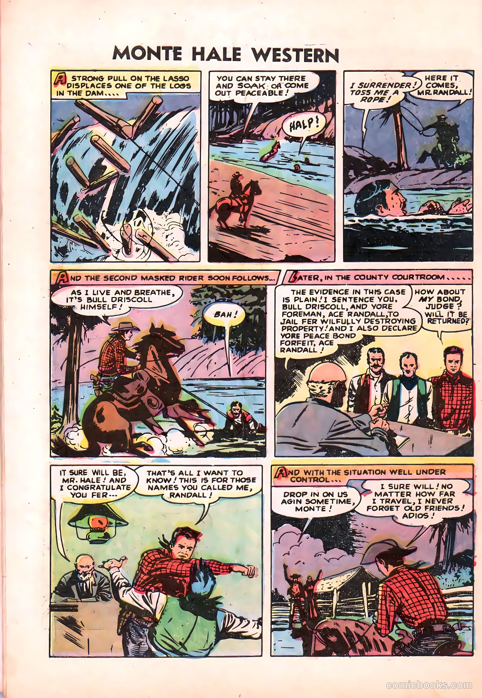 Monte Hale Western #87 (1955) — page 11 of 37