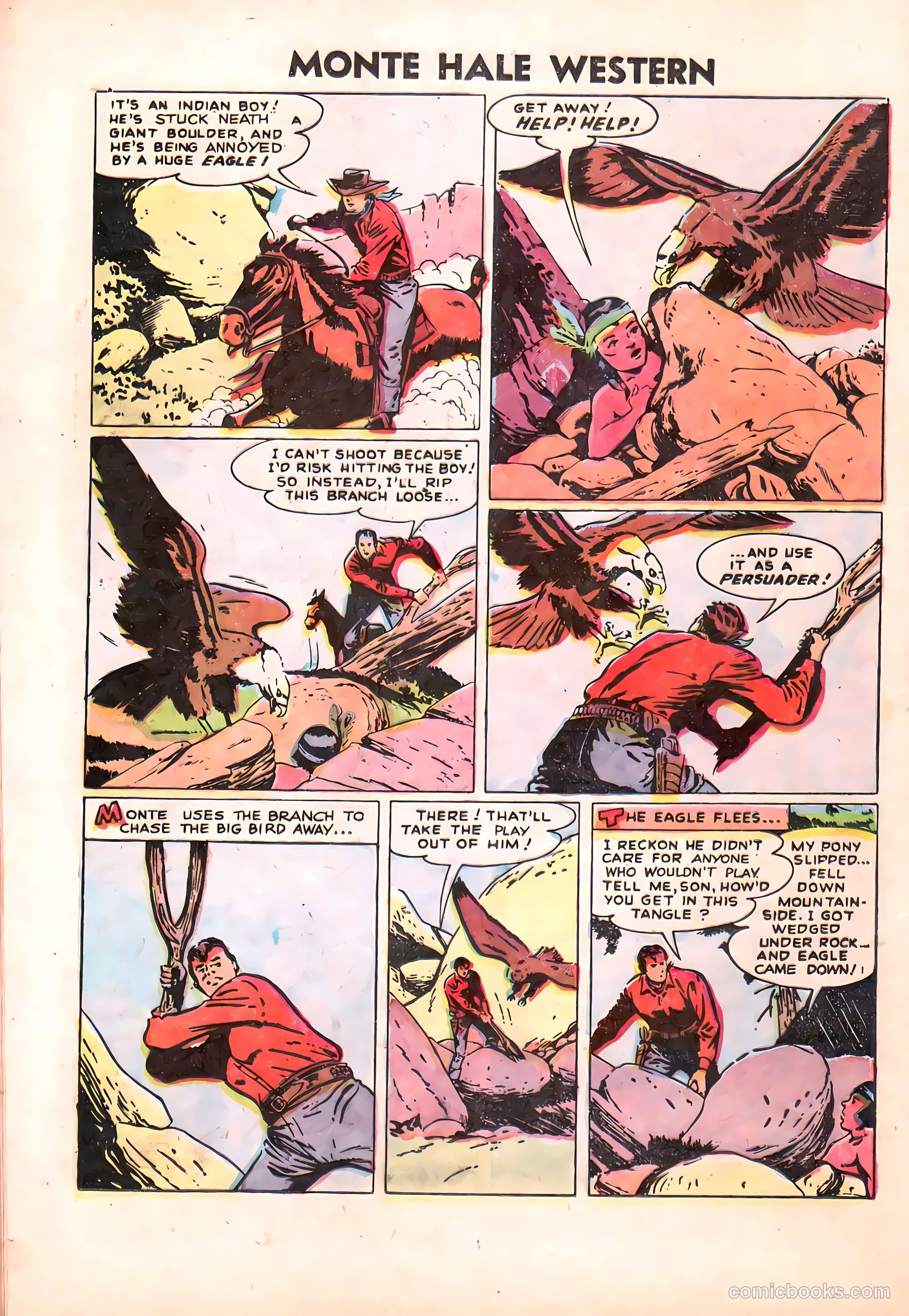 Monte Hale Western #87 (1955) — page 13 of 37