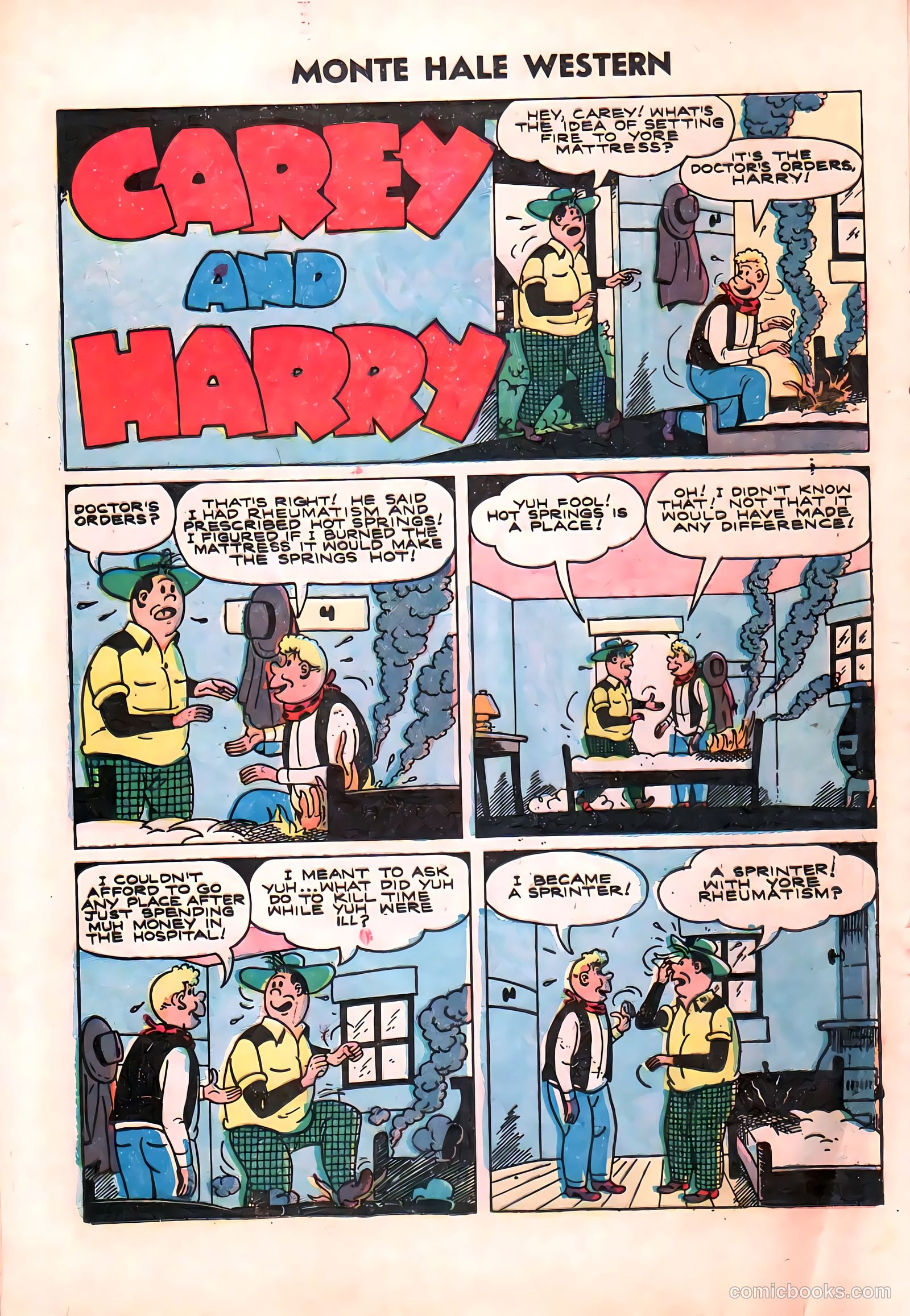 Monte Hale Western #87 (1955) — page 21 of 37