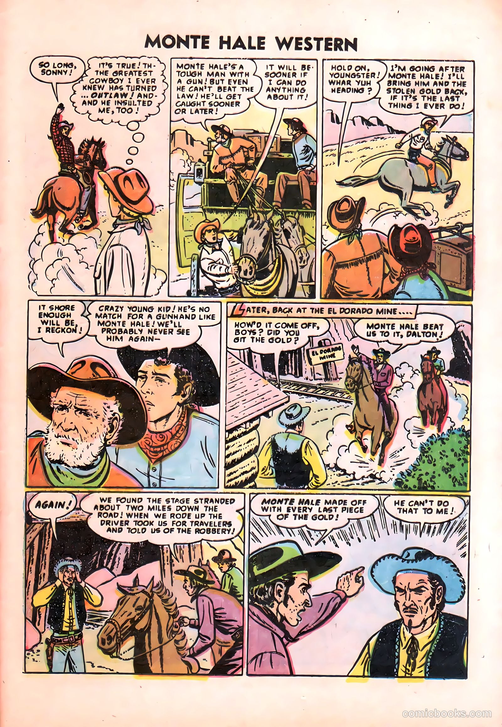 Monte Hale Western #87 (1955) — page 26 of 37