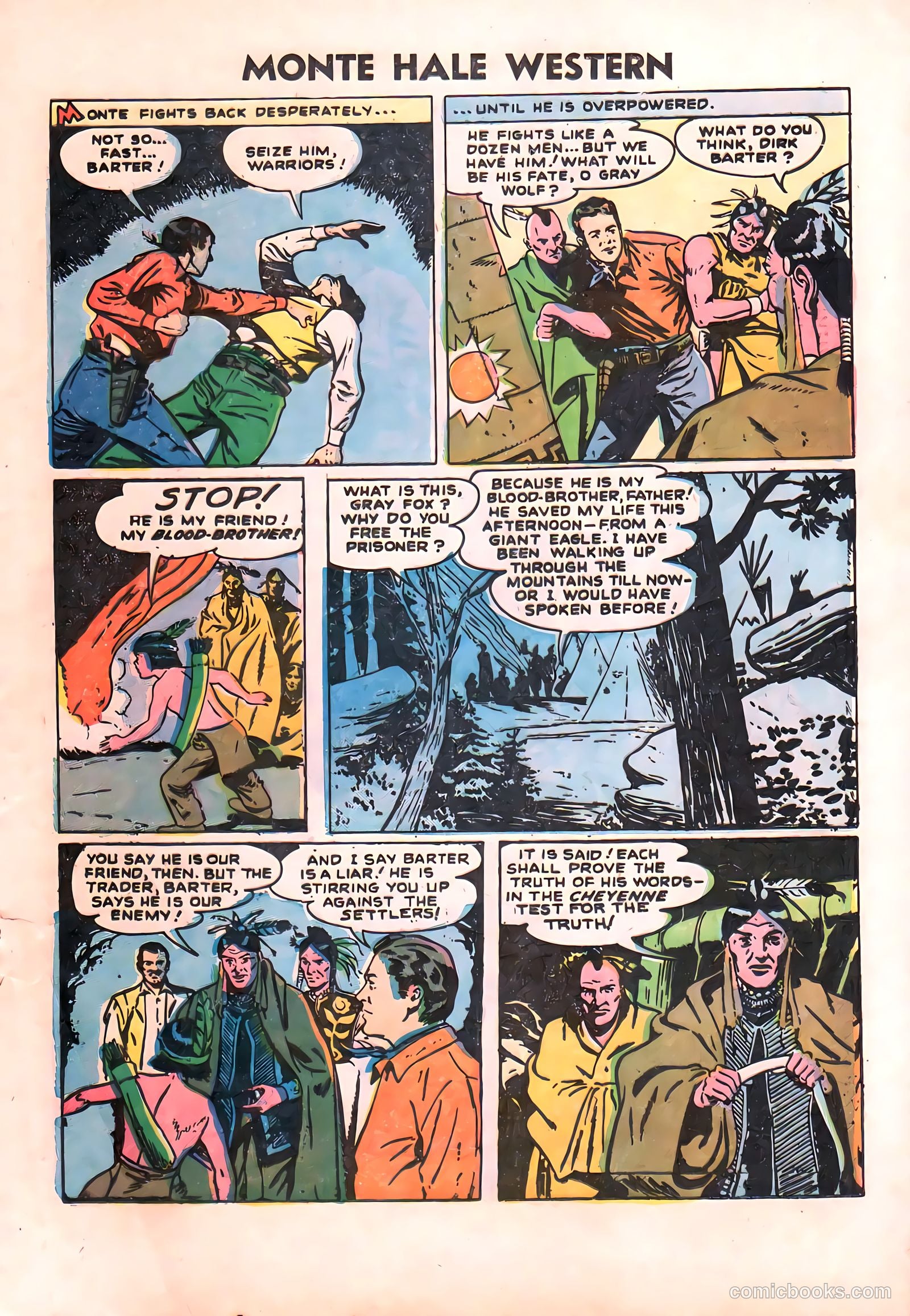 Monte Hale Western #87 (1955) — page 18 of 37
