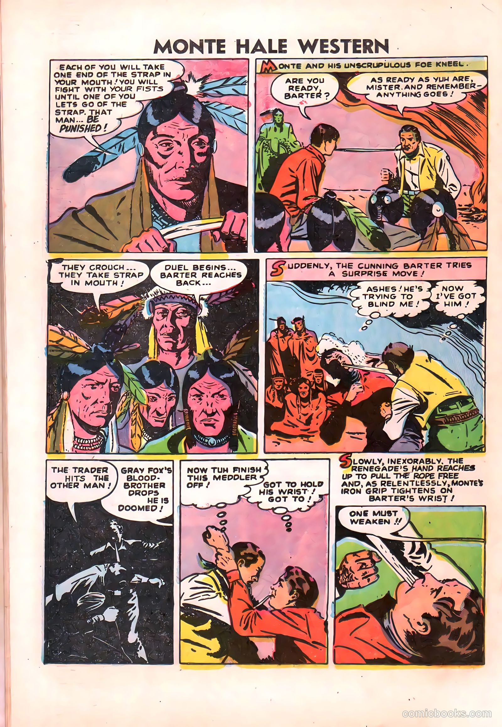 Monte Hale Western #87 (1955) — page 19 of 37