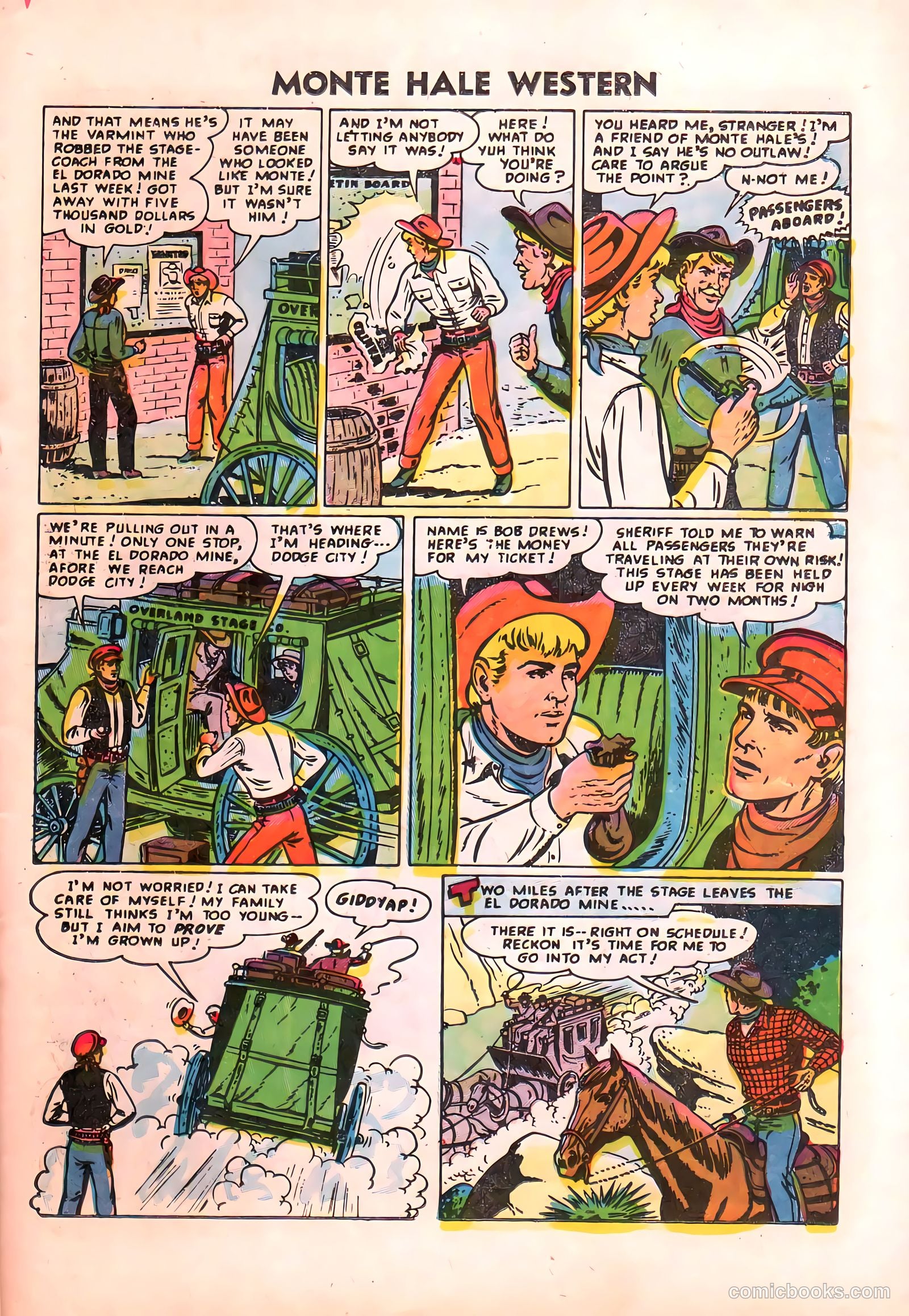 Monte Hale Western #87 (1955) — page 24 of 37