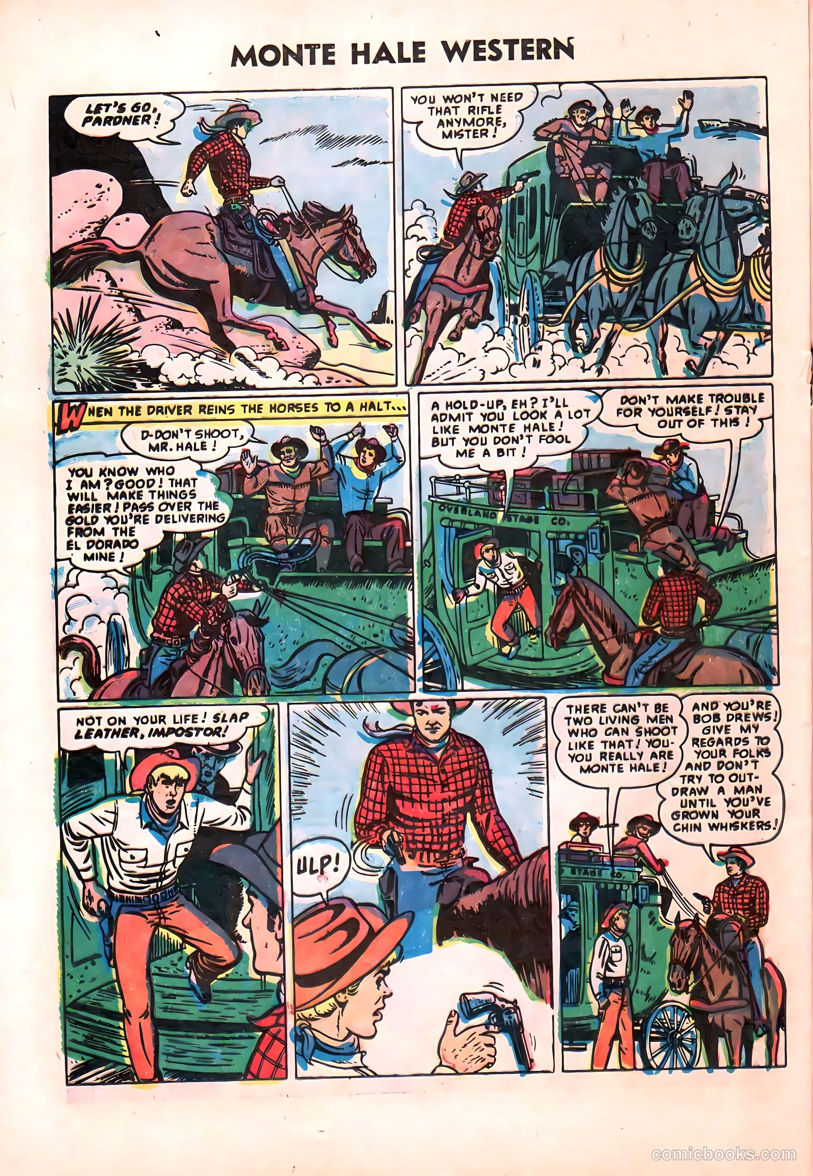 Monte Hale Western #87 (1955) — page 25 of 37