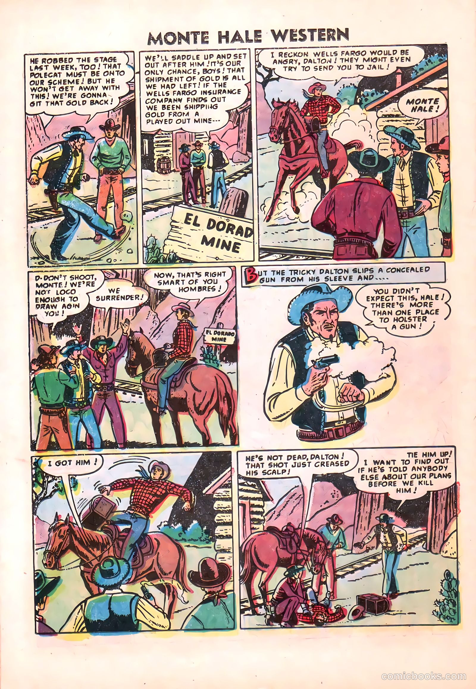 Monte Hale Western #87 (1955) — page 27 of 37