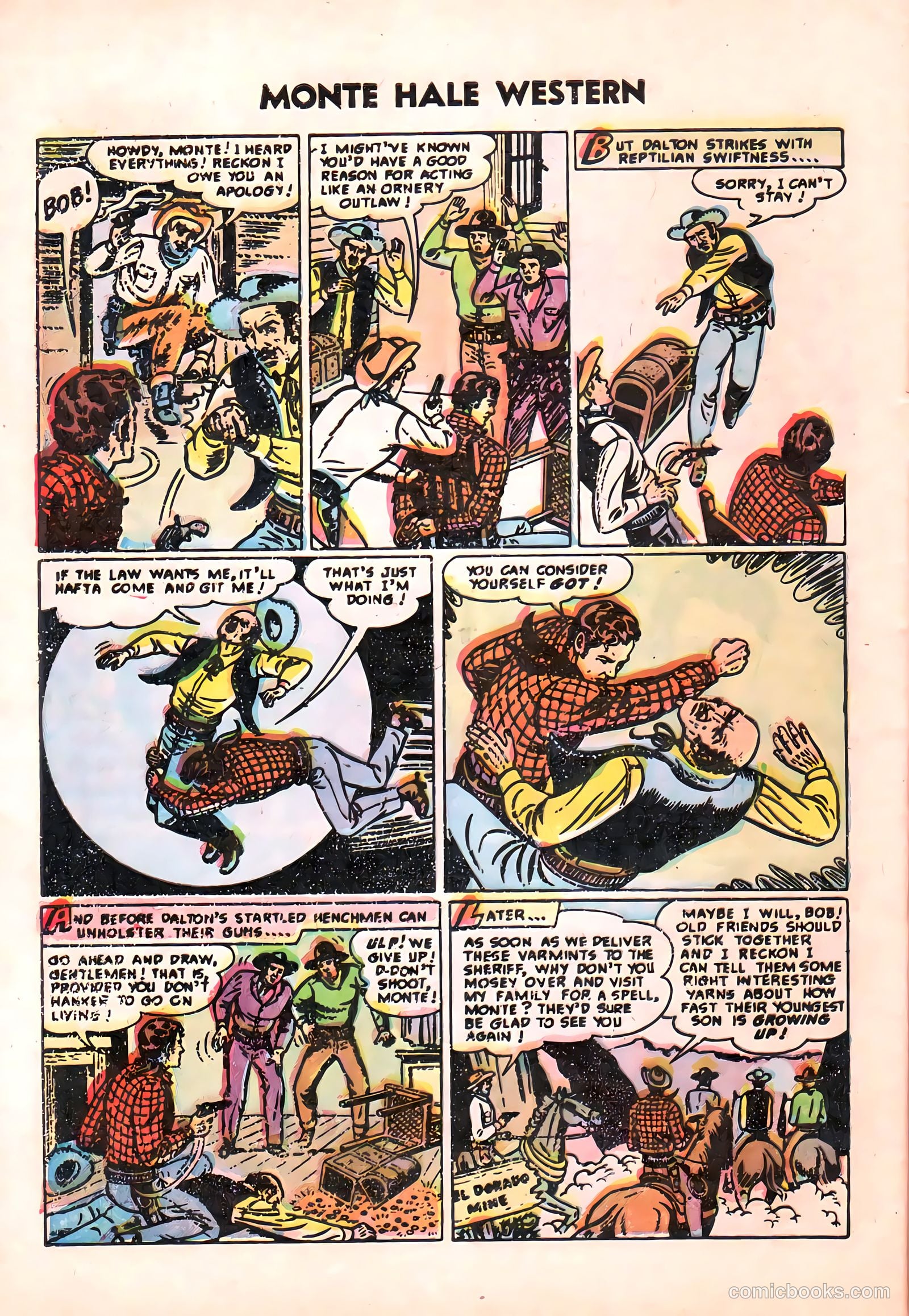 Monte Hale Western #87 (1955) — page 29 of 37