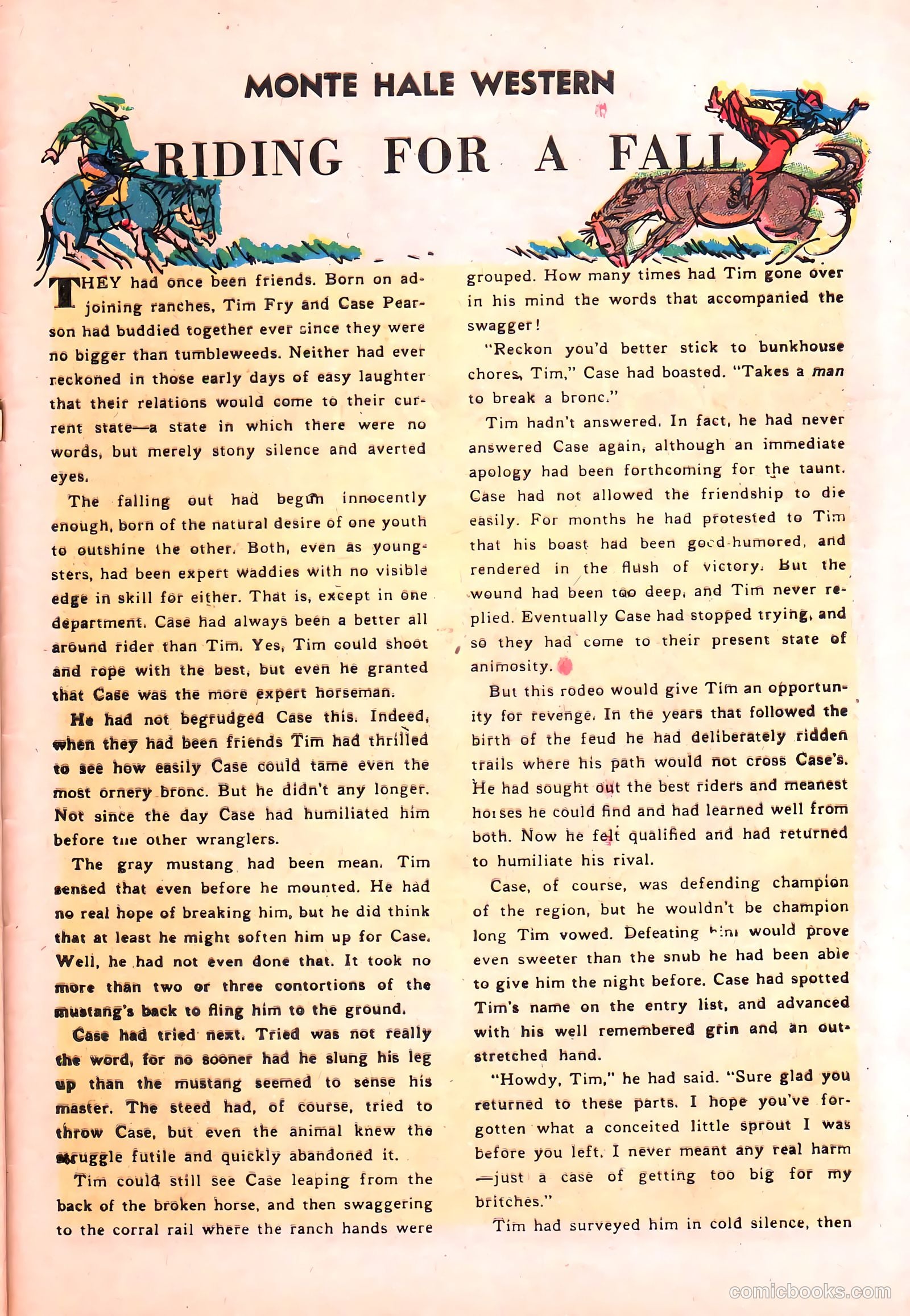 Monte Hale Western #87 (1955) — page 30 of 37