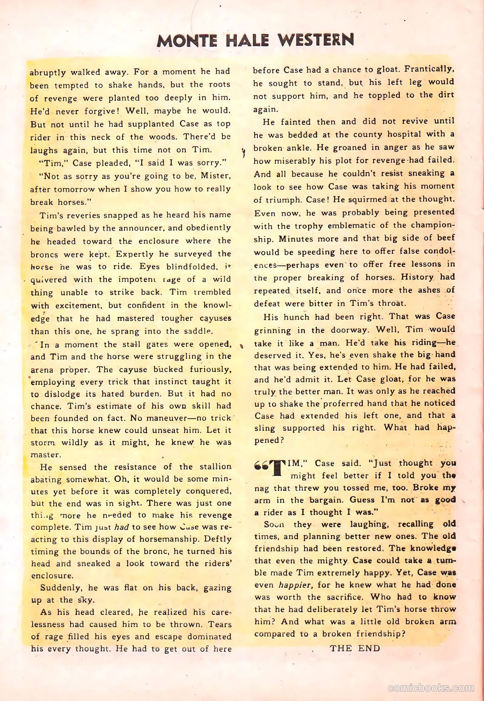 Monte Hale Western #87 (1955) — page 31 of 37